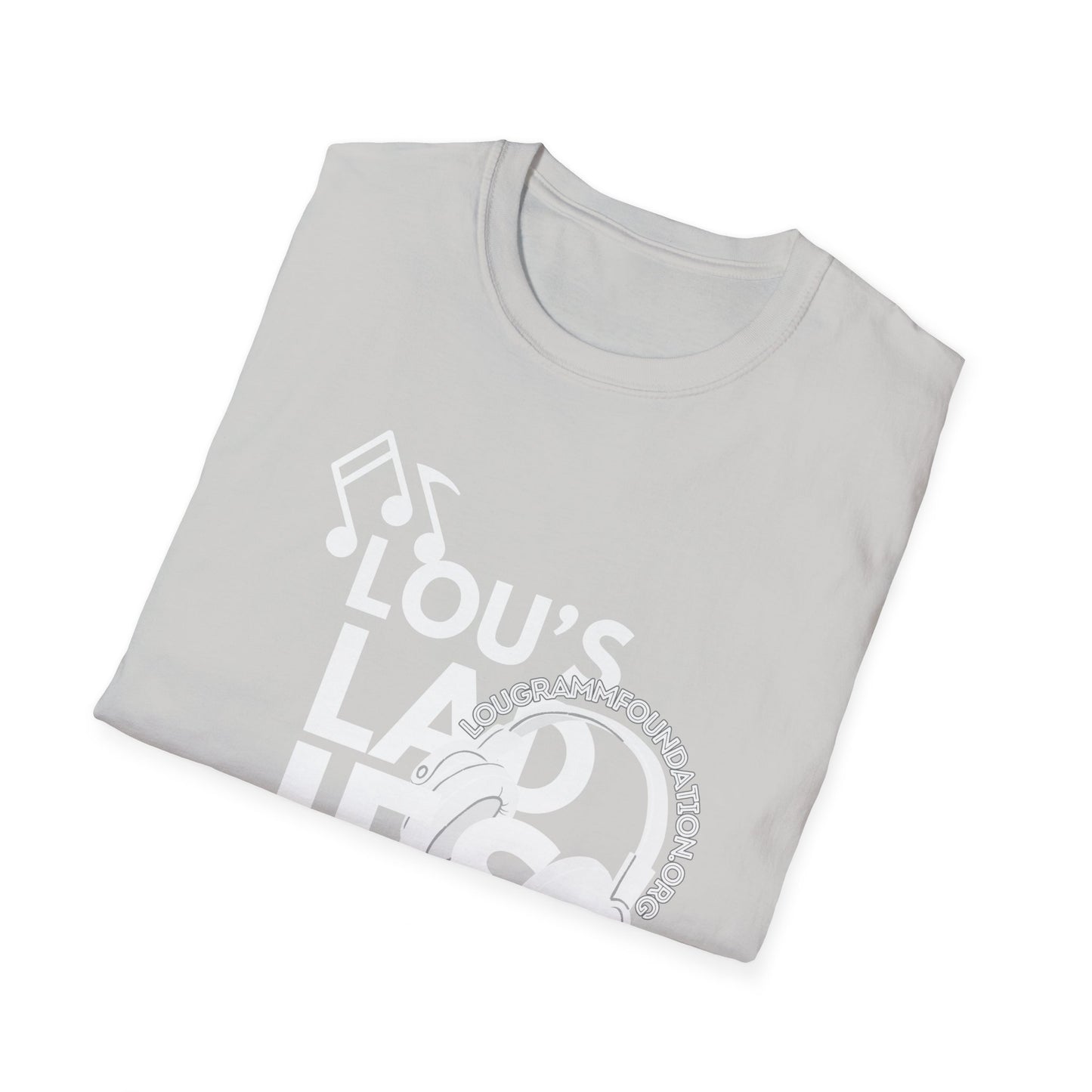 Lou's Ladies white logo Softstyle T-Shirt
