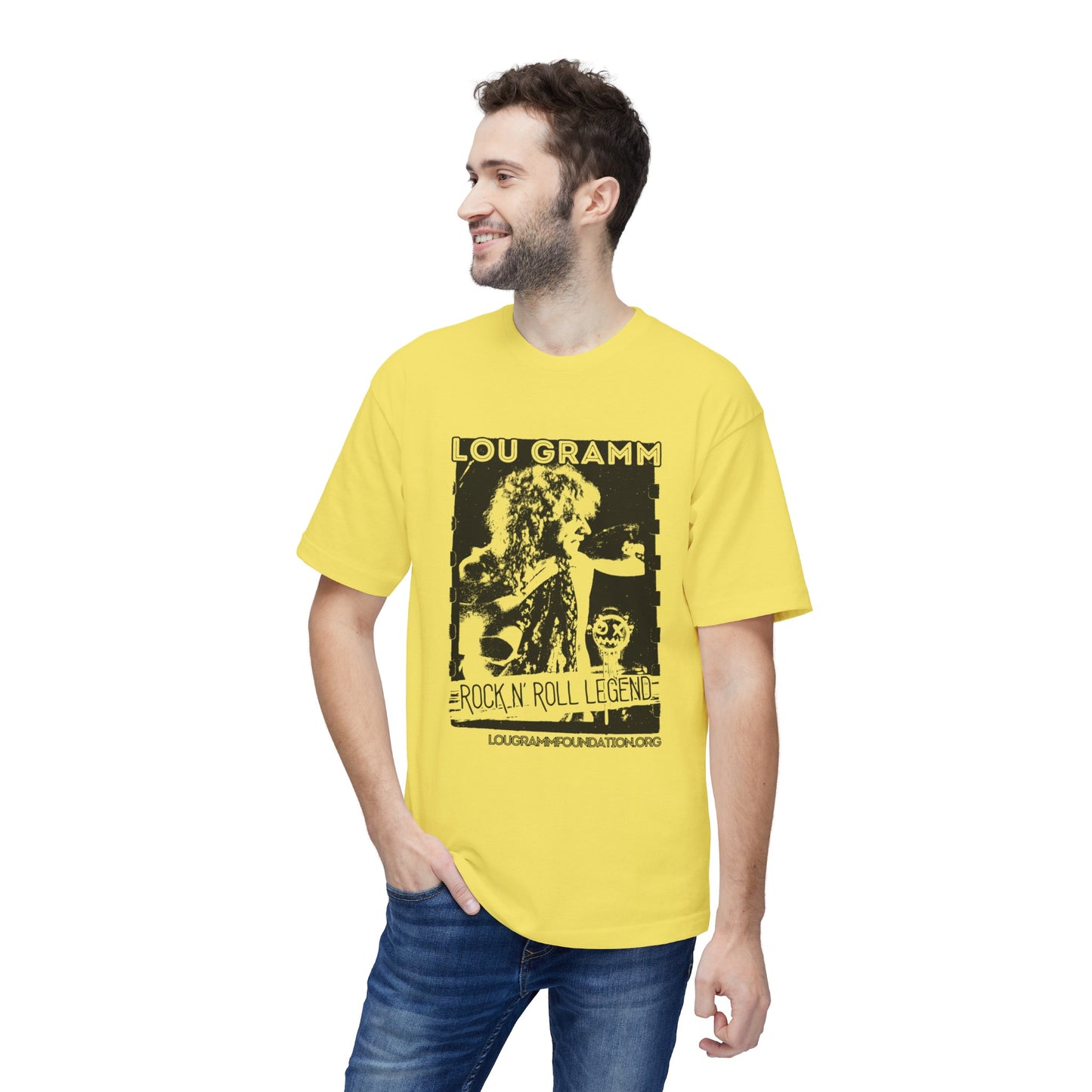 2024 Rock Legend Lou Gramm Unisex Midweight T-shirt, Made in US