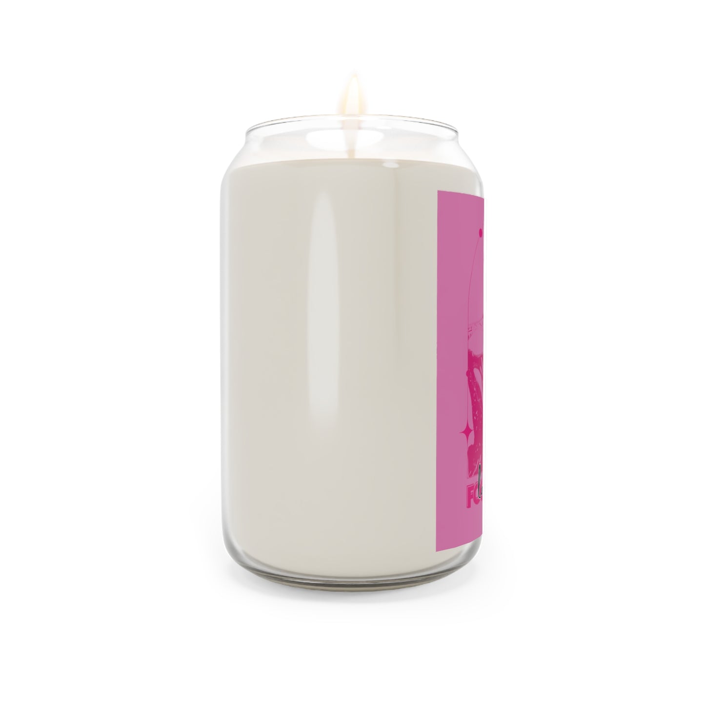 Lou Gramm Stencil Pink logo - Jumbo Scented Candle