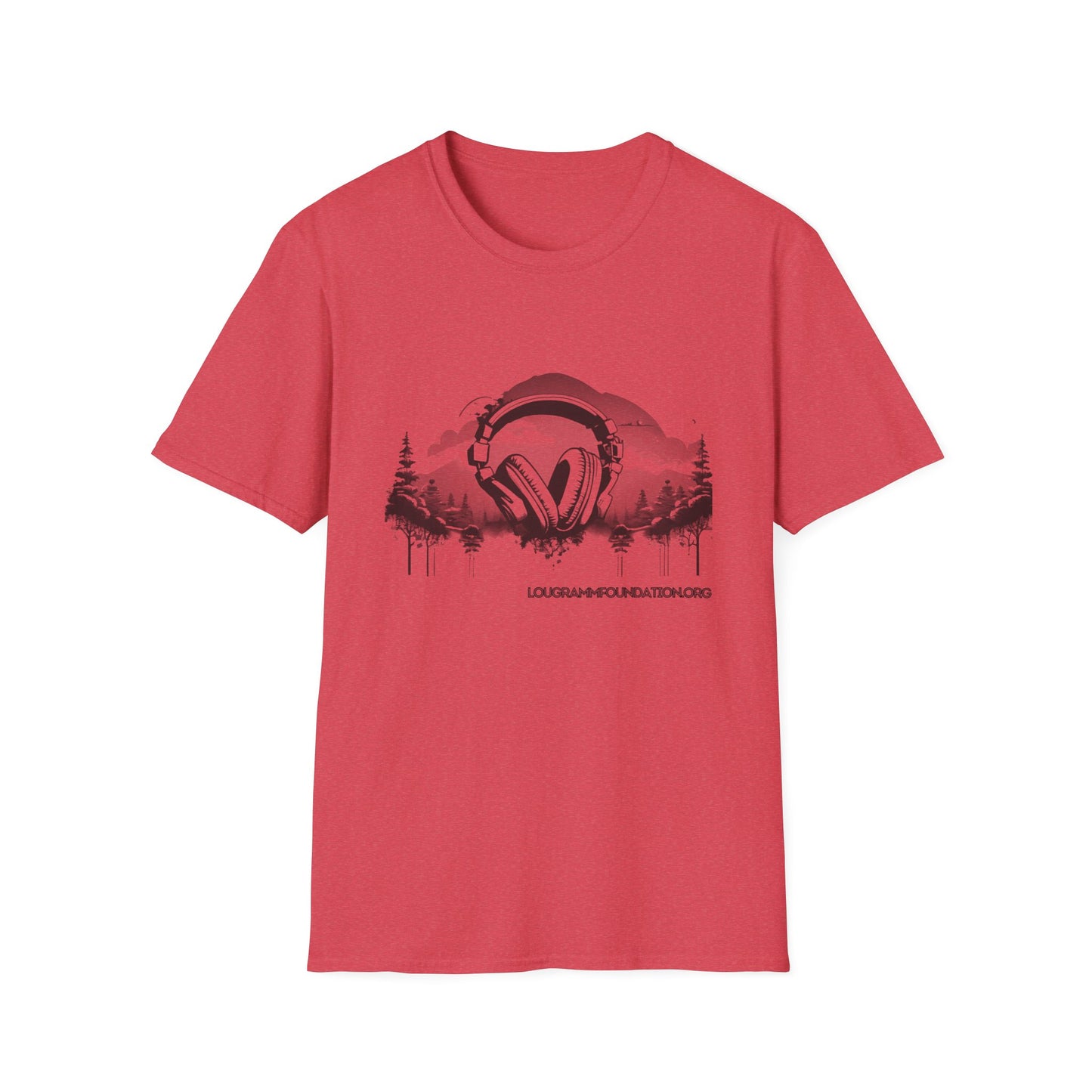 Headphones Sky Unisex Softstyle T-Shirt