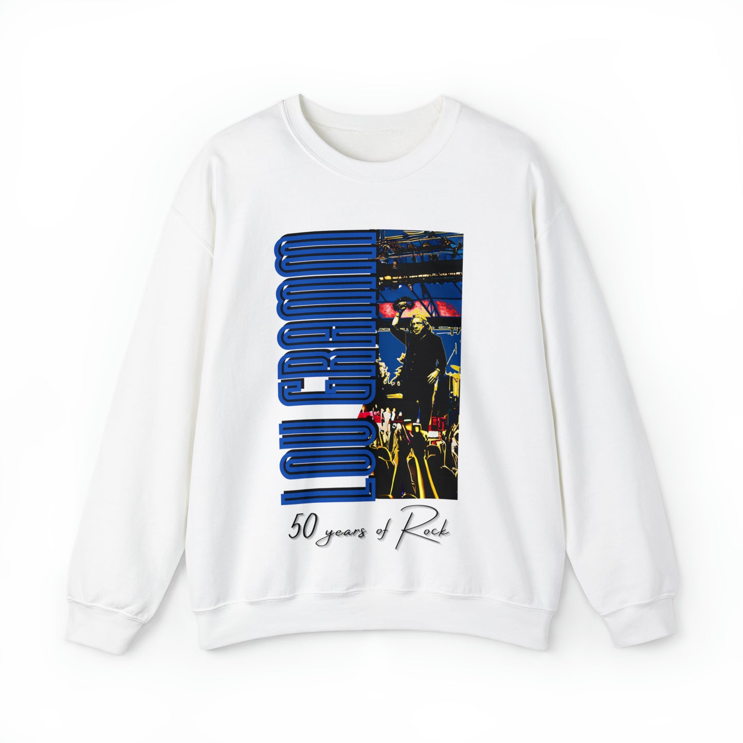 Lou Gramm 50 Years of Rock - Unisex Heavy Blend™ Crewneck Sweatshirt