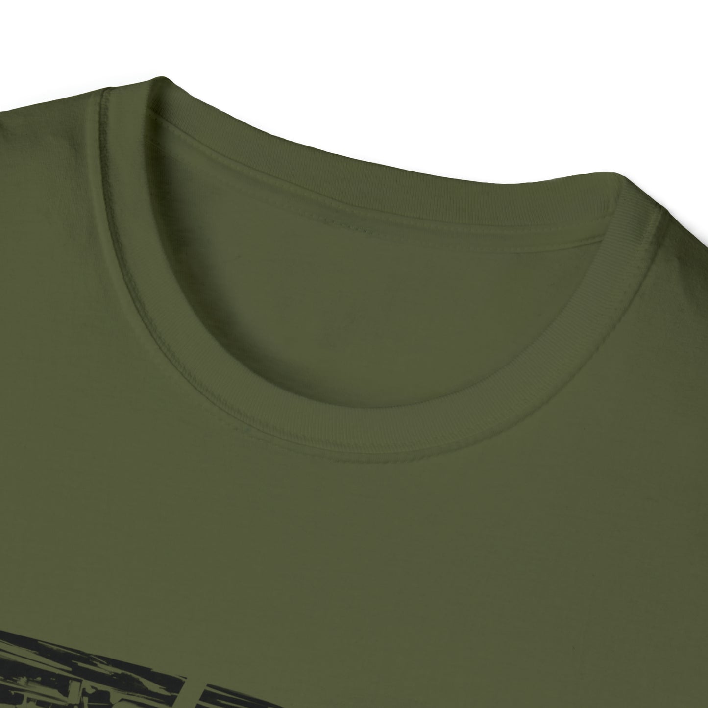 Lou’s Garage Black logo - Unisex Softstyle T-Shirt