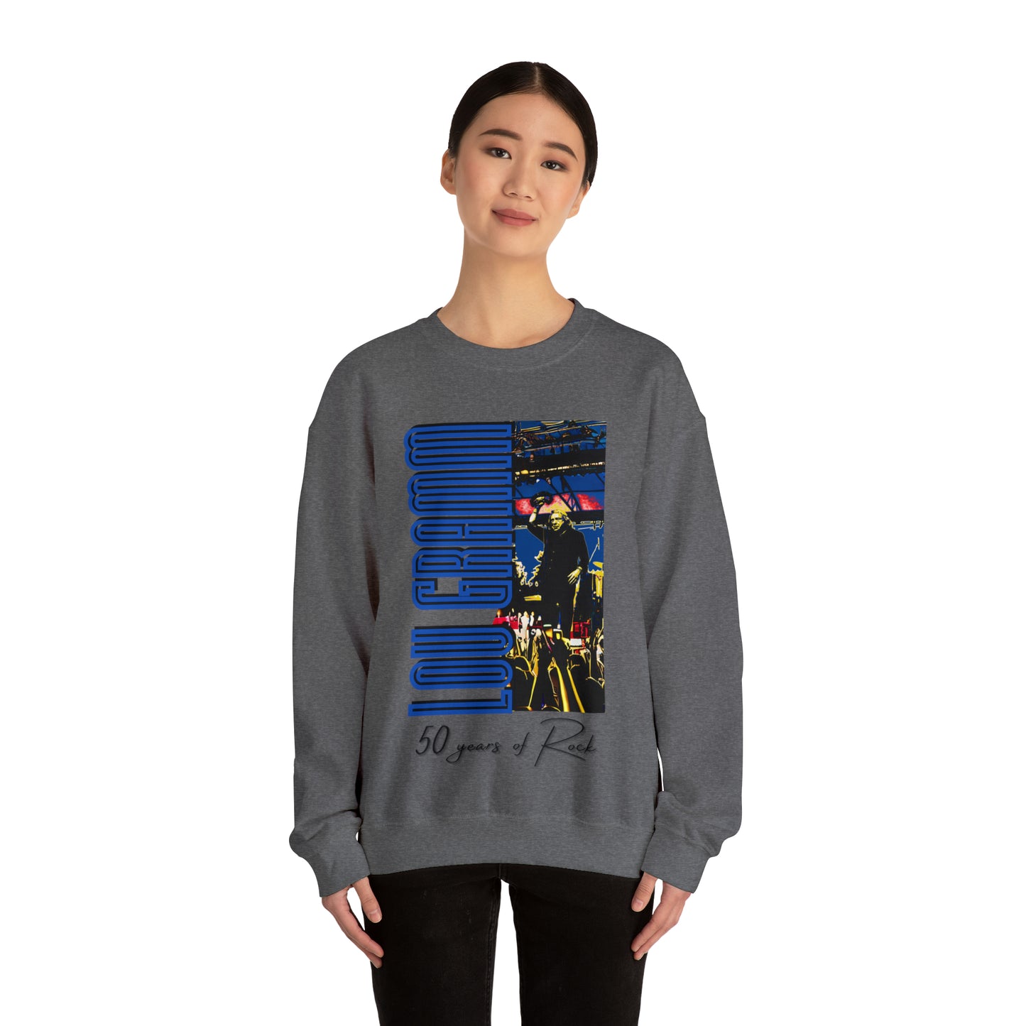 Lou Gramm 50 Years of Rock - Unisex Heavy Blend™ Crewneck Sweatshirt