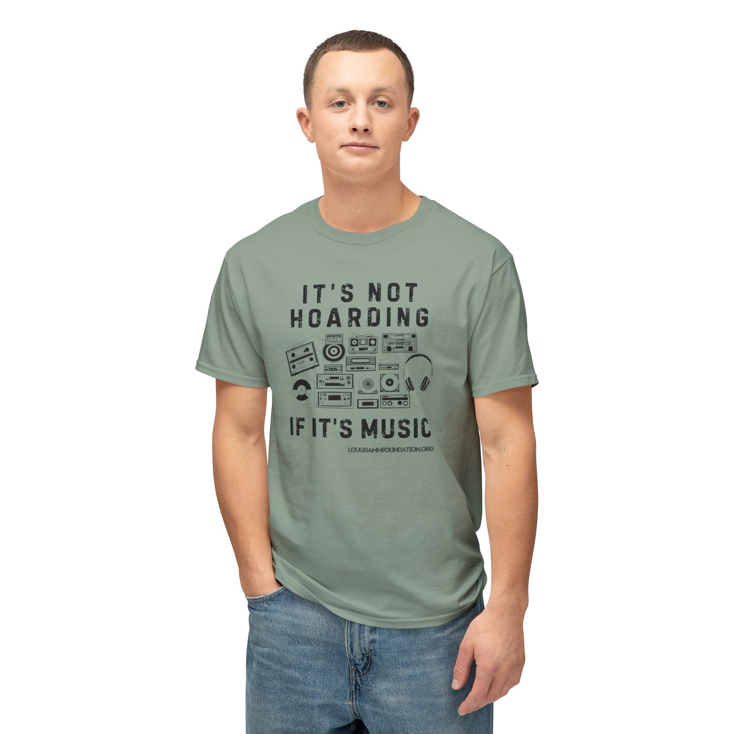It's not Hoarding if it's Music Unisex HD Cotton™ T-shirt