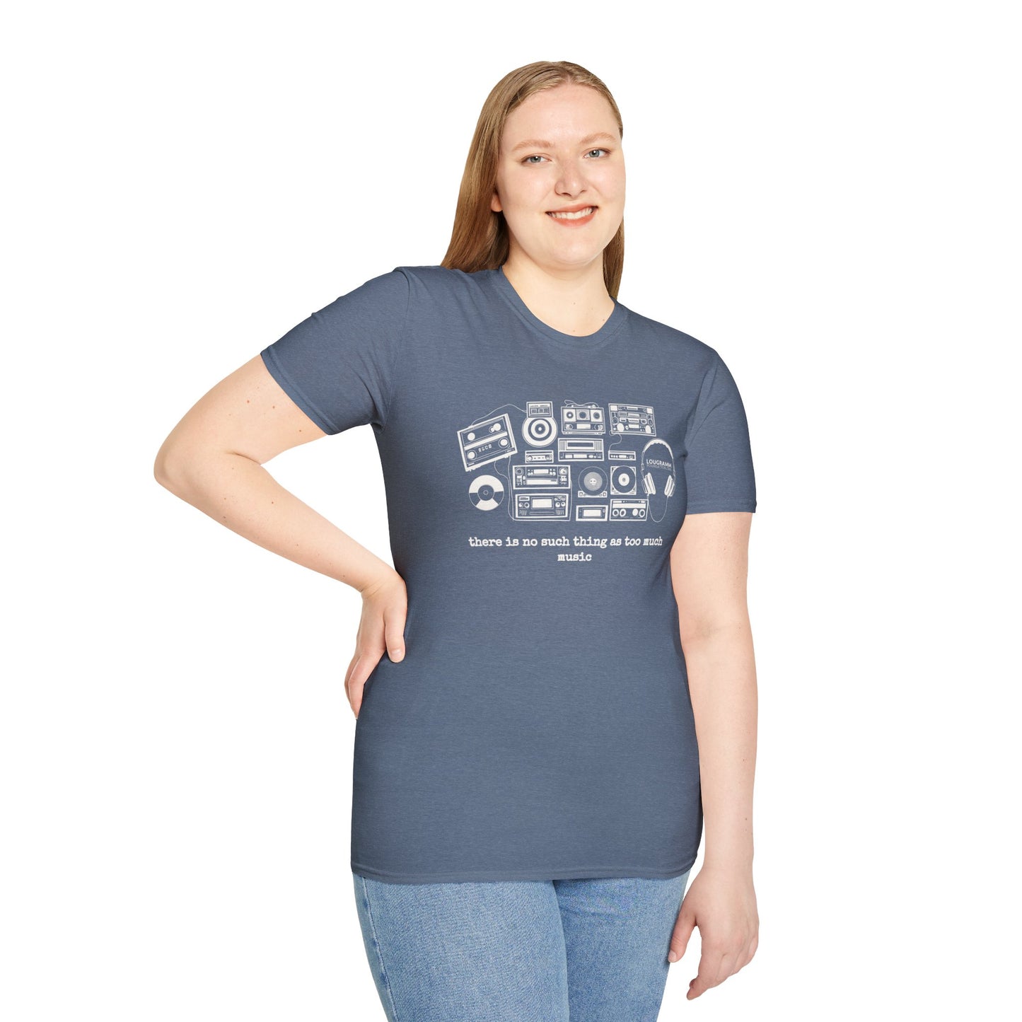 There is no such thing as too Much Music Unisex Softstyle T-Shirt