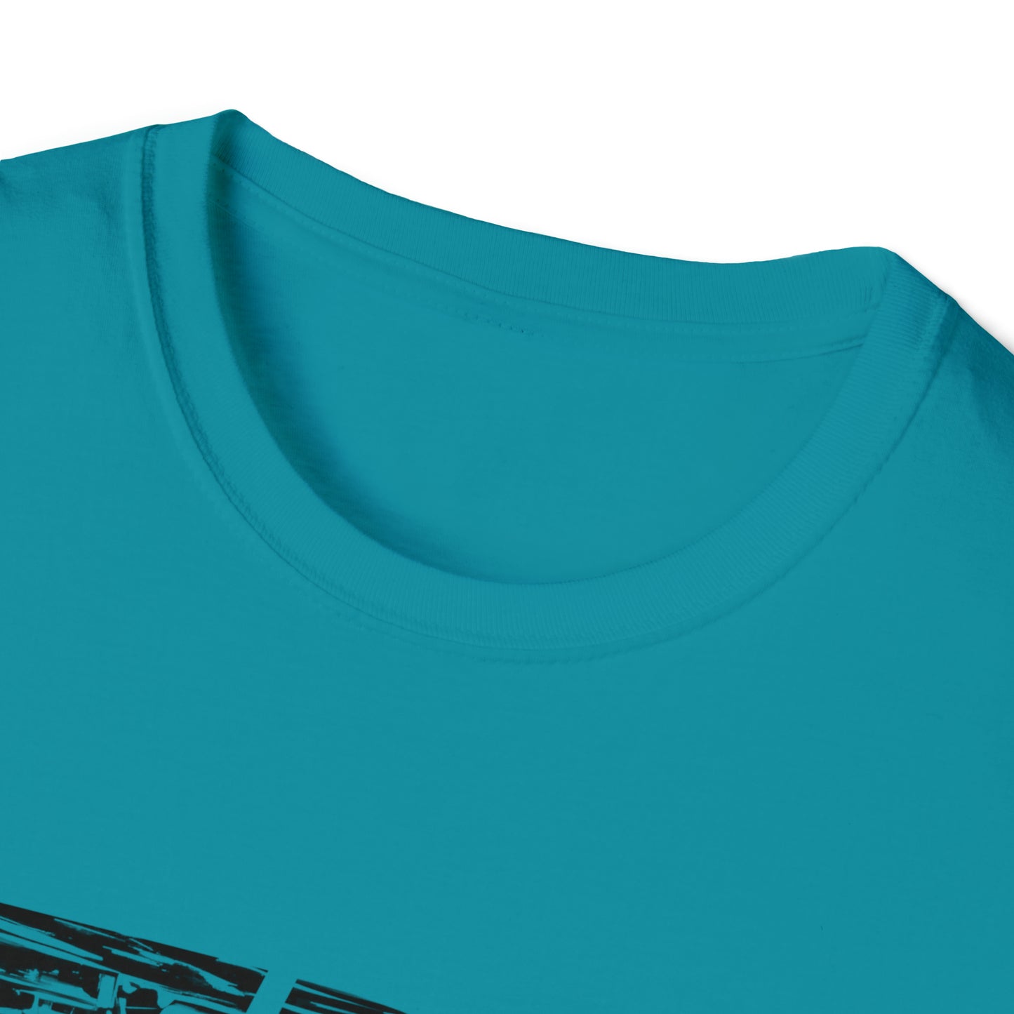 Lou’s Garage Black logo - Unisex Softstyle T-Shirt