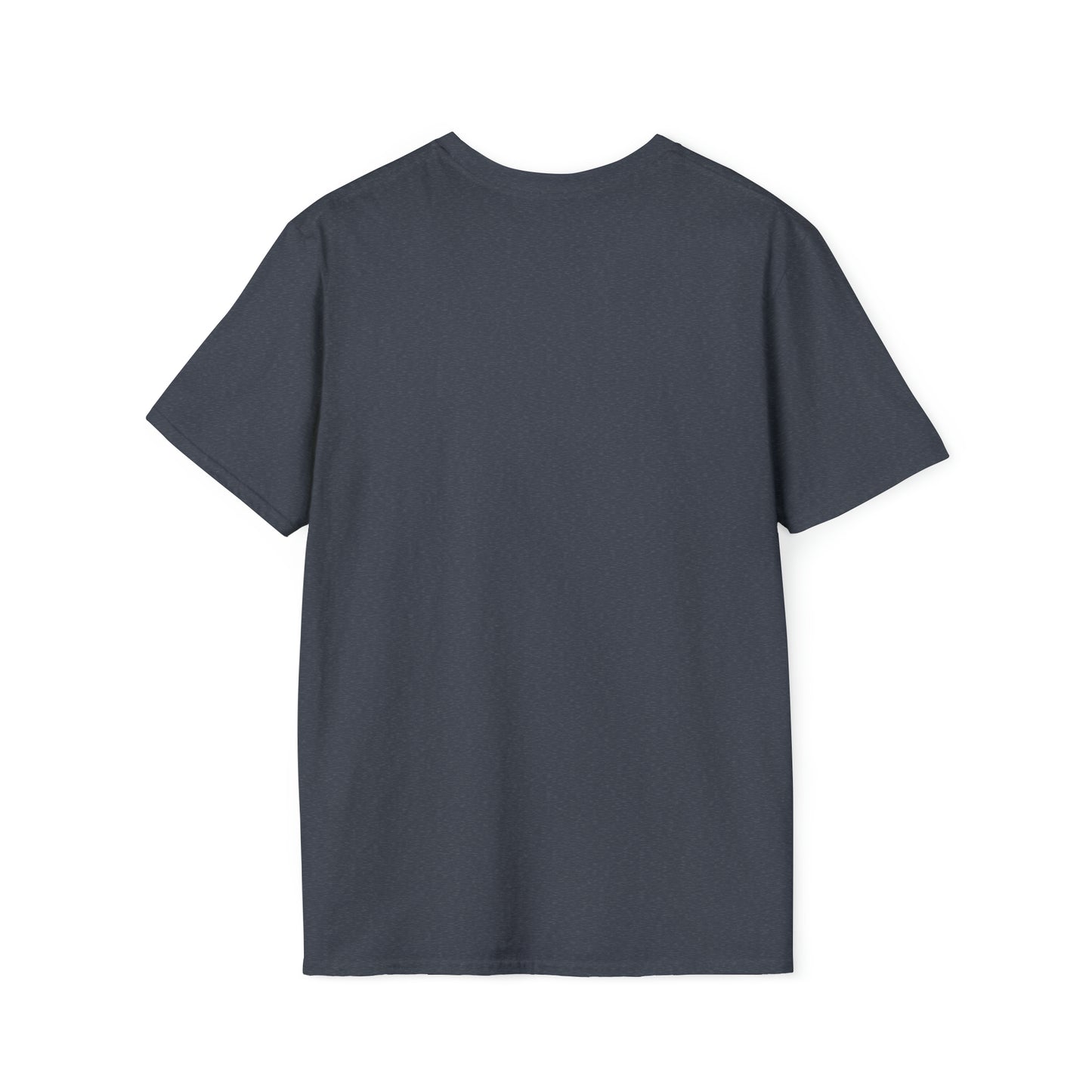 Lou Gramm Stencil Blue logo - Unisex Softstyle T-Shirt