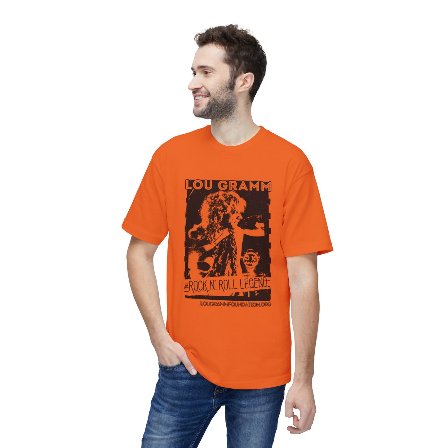 2024 Rock Legend Lou Gramm Unisex Midweight T-shirt, Made in US