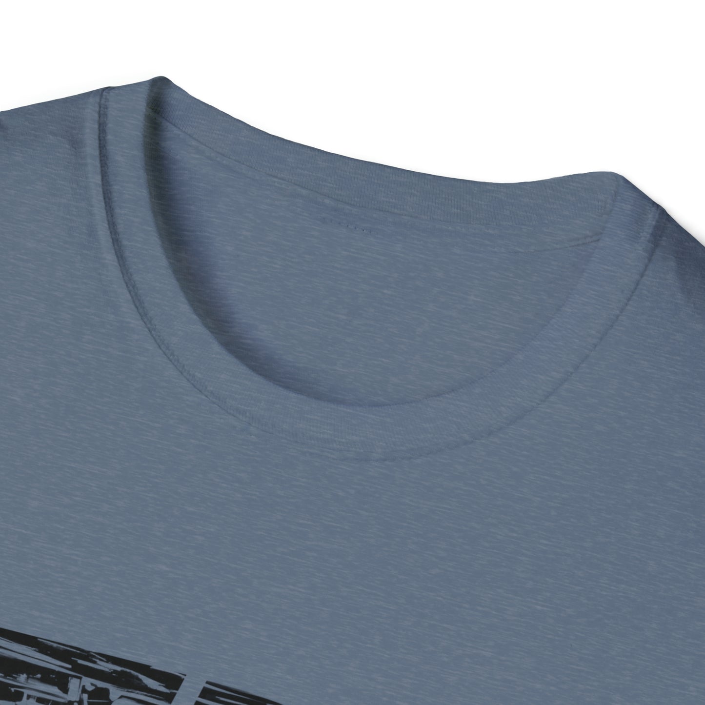 Lou’s Garage Black logo - Unisex Softstyle T-Shirt