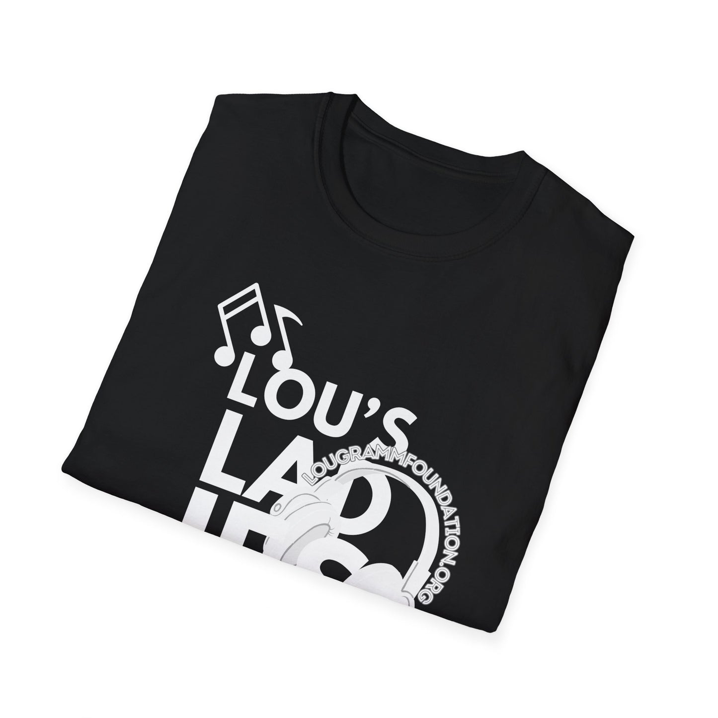 Lou's Ladies white logo Softstyle T-Shirt