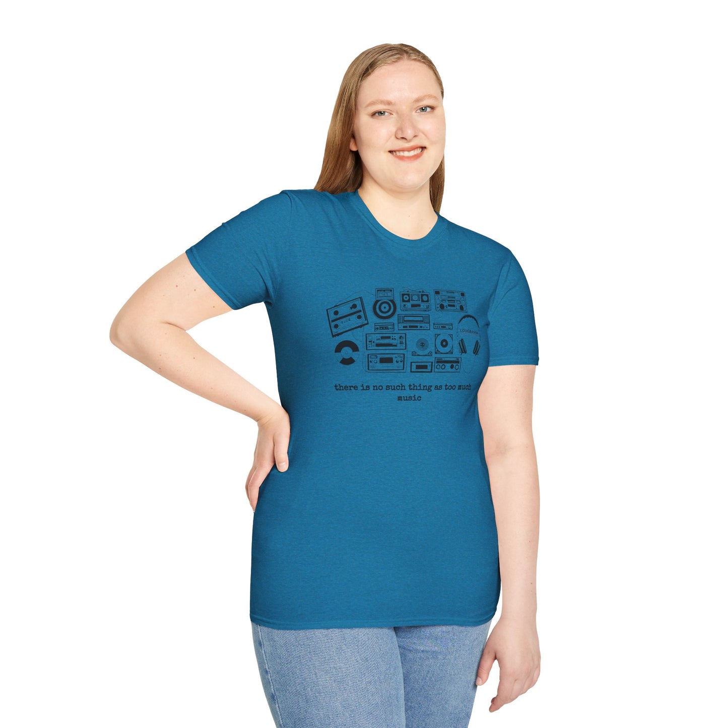 There is no such thing as too Much Music Unisex Softstyle T-Shirt