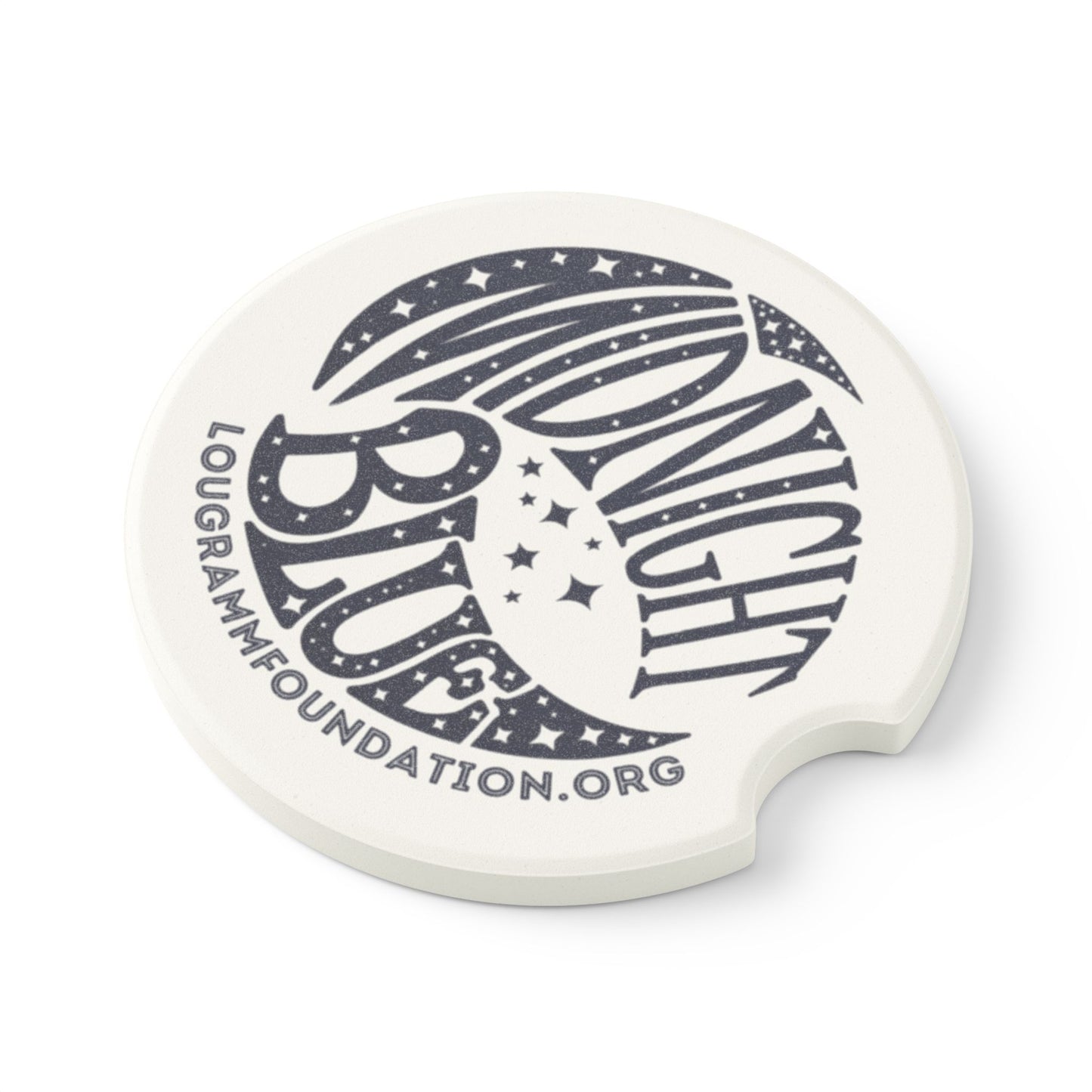 Midnight Blue Soapstone Car Coaster