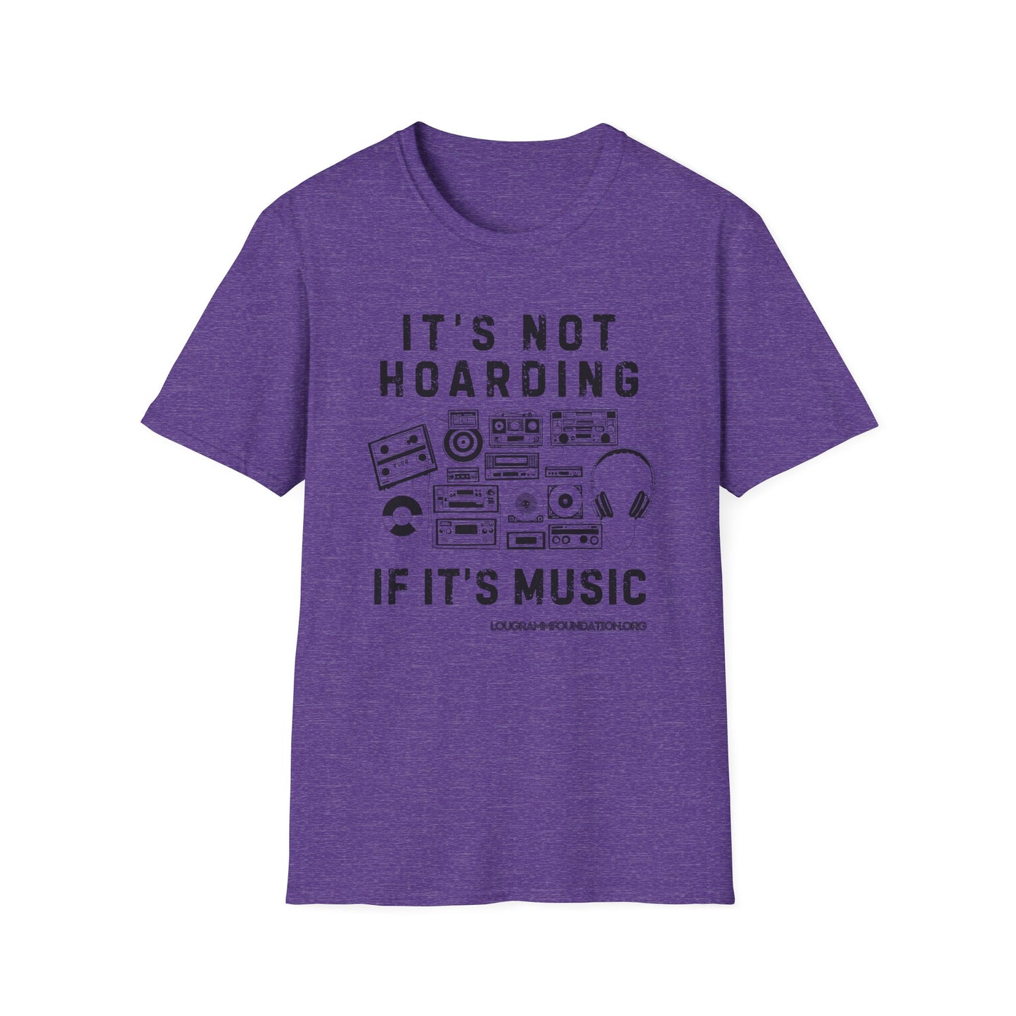 It’s not Hoarding if it’s Music Unisex Softstyle T-Shirt