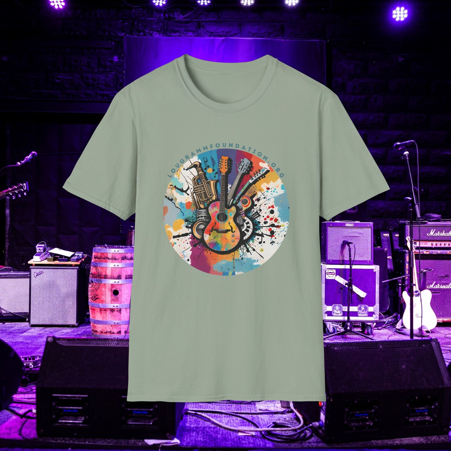TURN THE MUSIC UP! Instrumental Softstyle T-Shirt