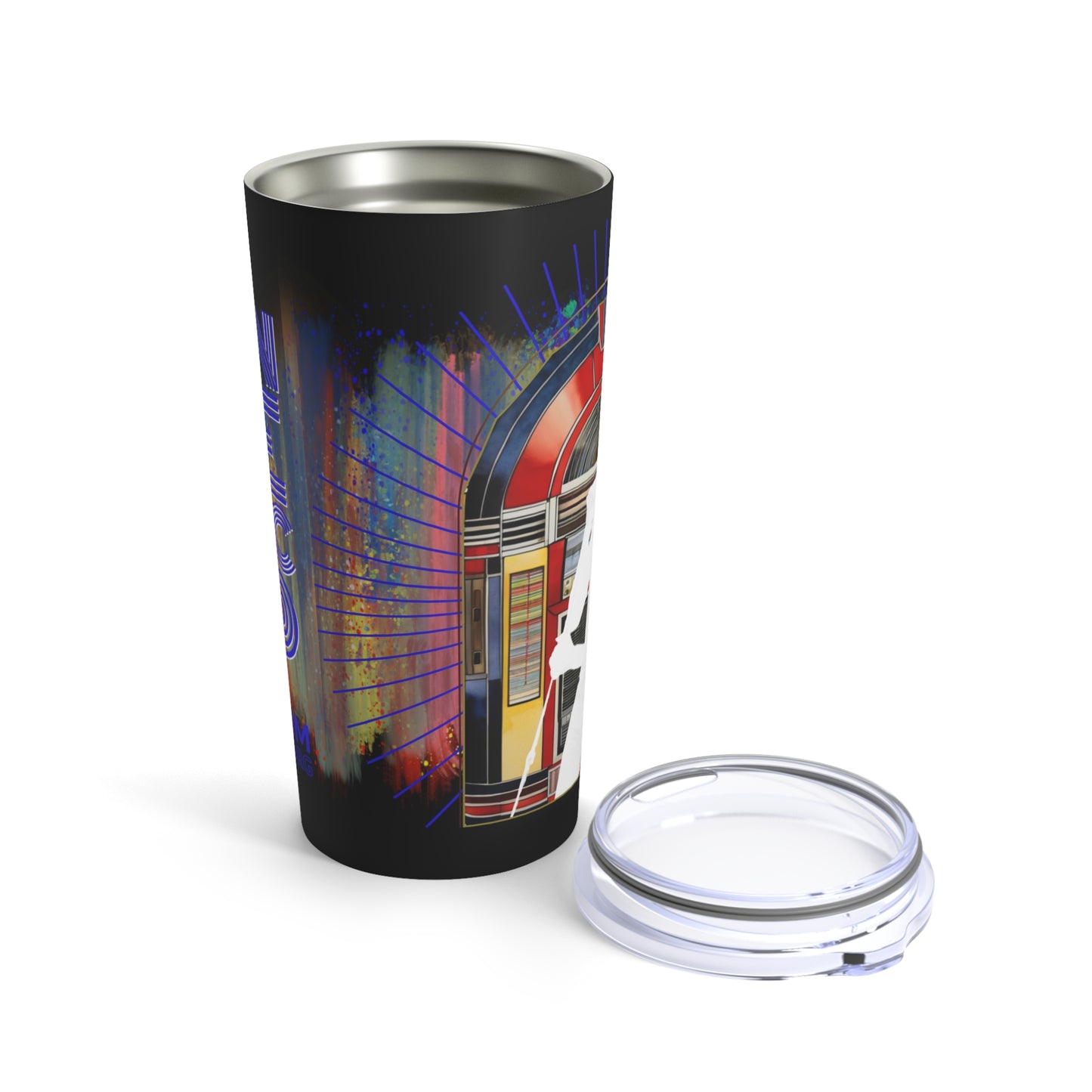 Turn The Music Up Jukebox Multicolor - Tumbler 20oz