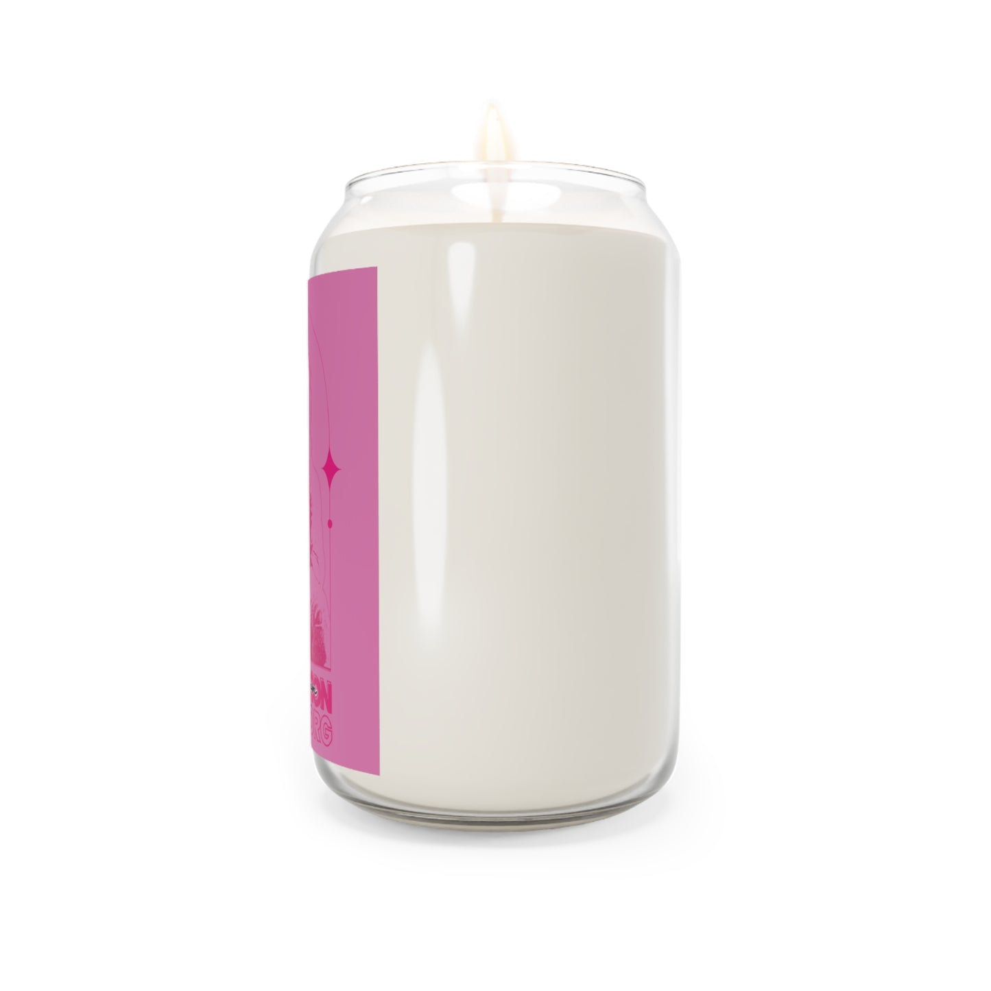 Lou Gramm Stencil Pink logo - Jumbo Scented Candle