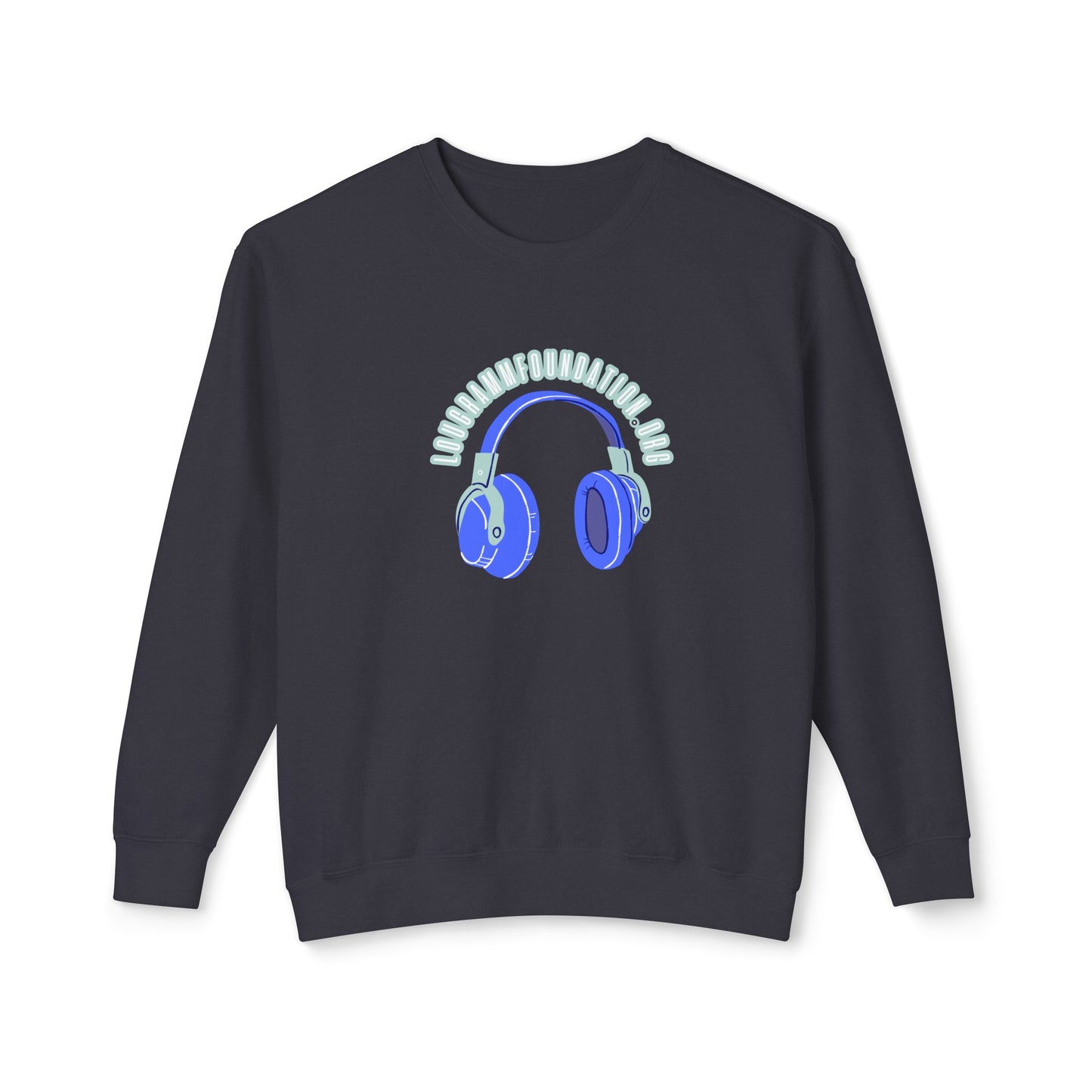 Headphones Lightweight Crewneck Sweatshirt