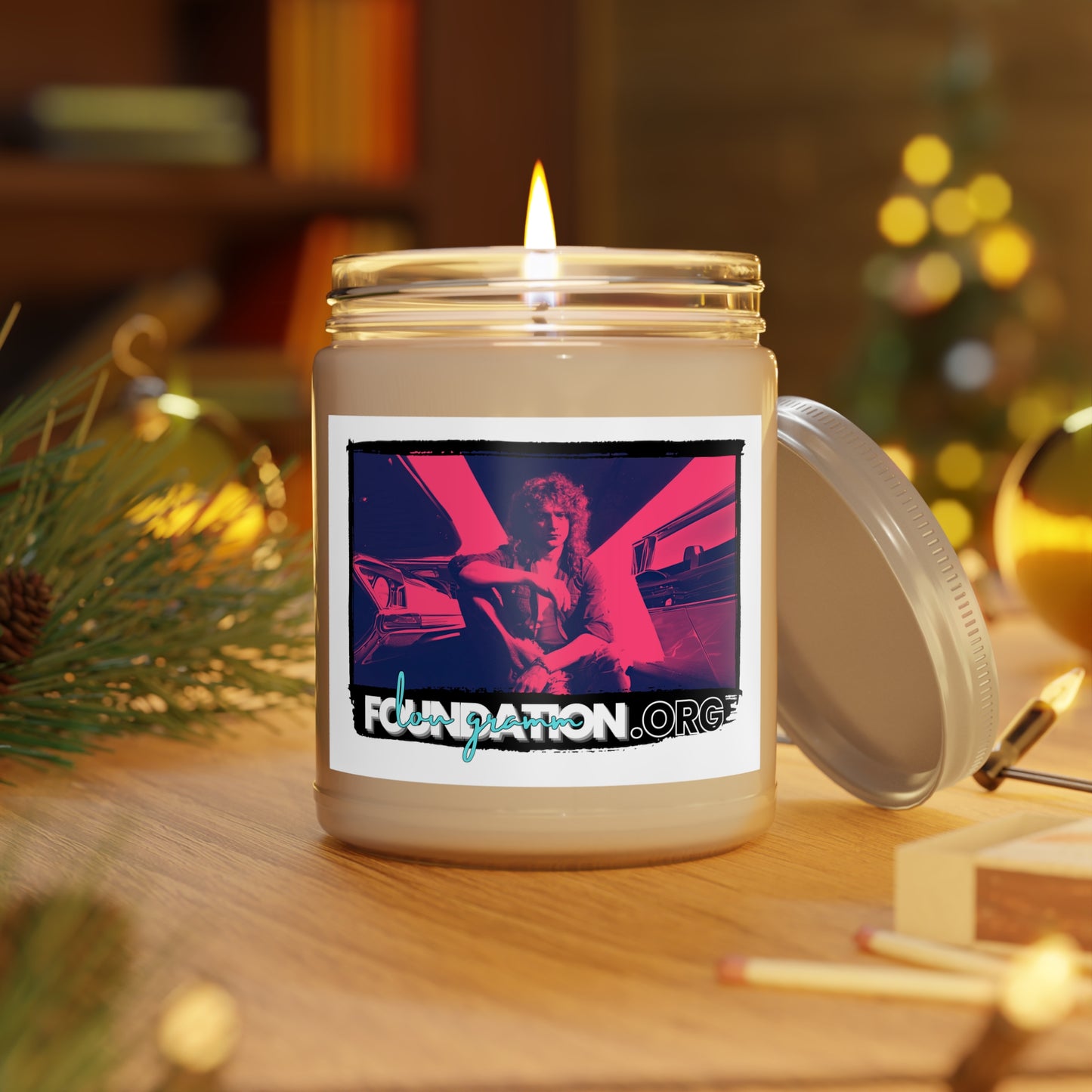 Lou Gramm Foundation Cherry Red - Scented Candle, 9oz