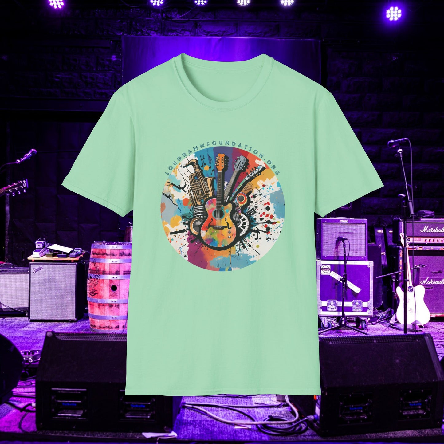 TURN THE MUSIC UP! Instrumental Softstyle T-Shirt
