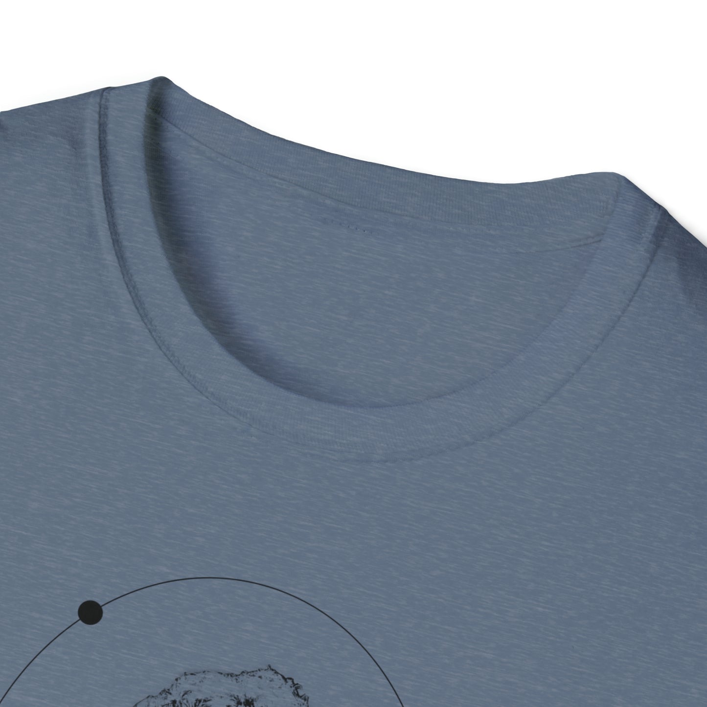 Lou Gramm Stencil Black logo - Unisex Softstyle T-Shirt