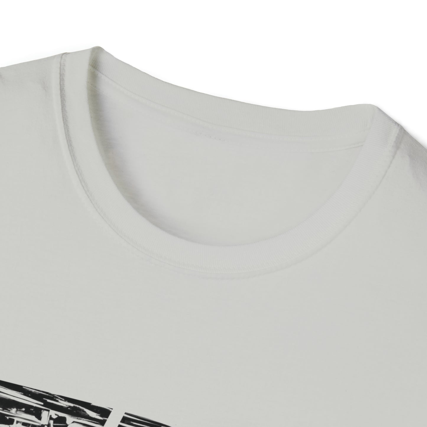 Lou’s Garage Black logo - Unisex Softstyle T-Shirt