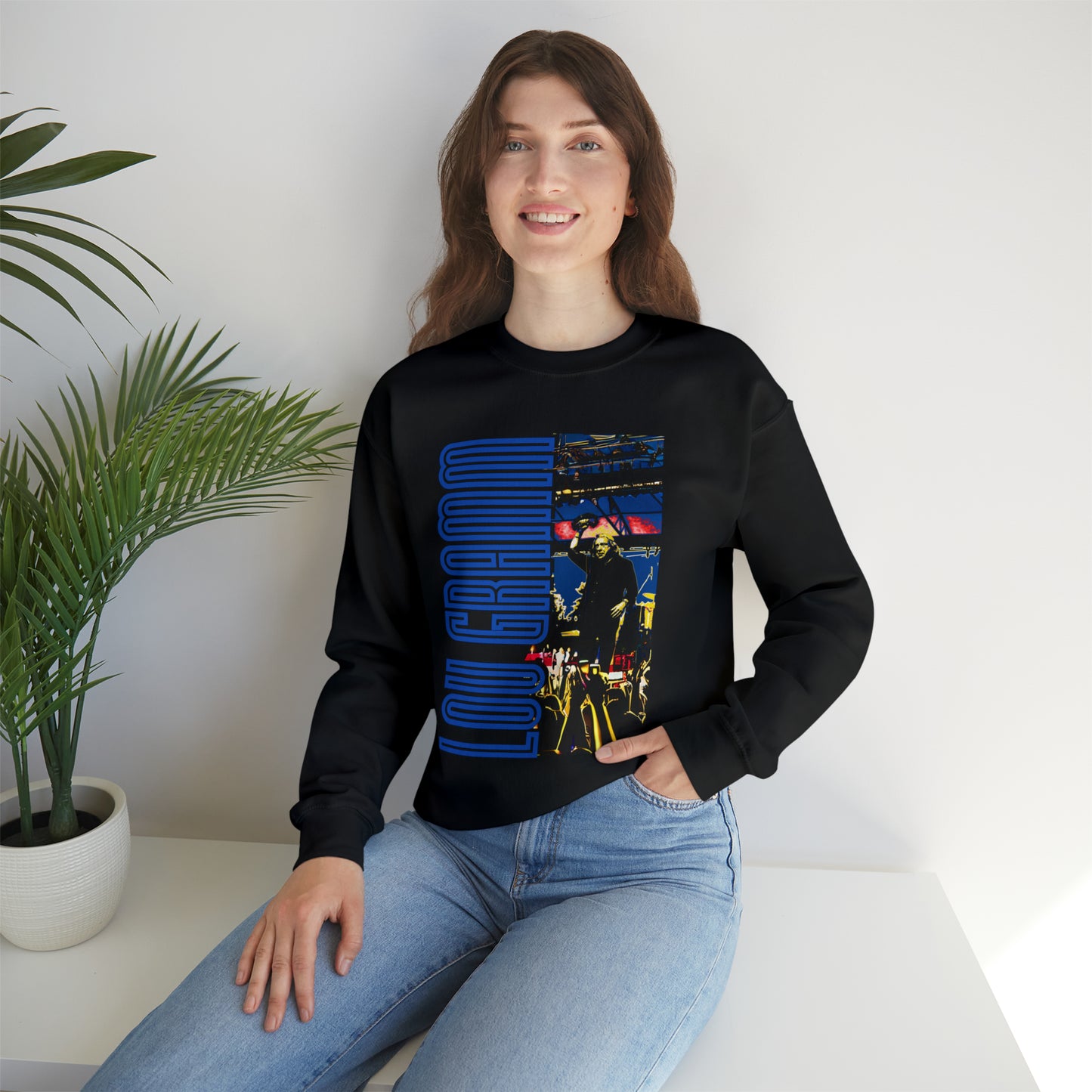 Lou Gramm 50 Years of Rock - Unisex Heavy Blend™ Crewneck Sweatshirt