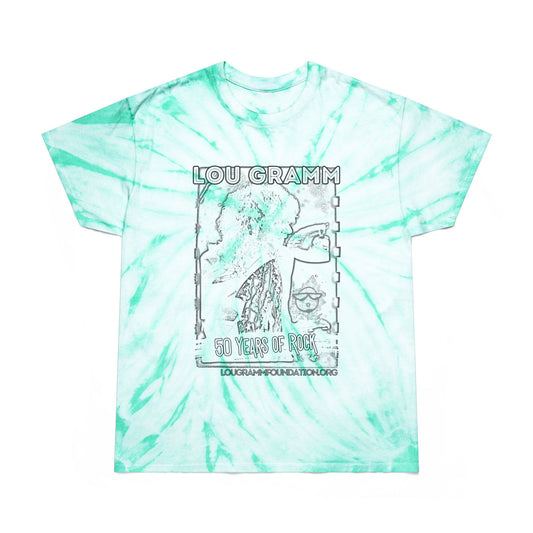 2024 50 Years of Rock Lou Gramm Unisex FWD Fashion Tie-Dyed T-Shirt