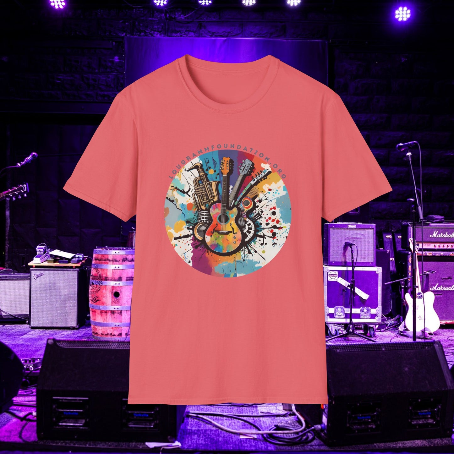 TURN THE MUSIC UP! Instrumental Softstyle T-Shirt