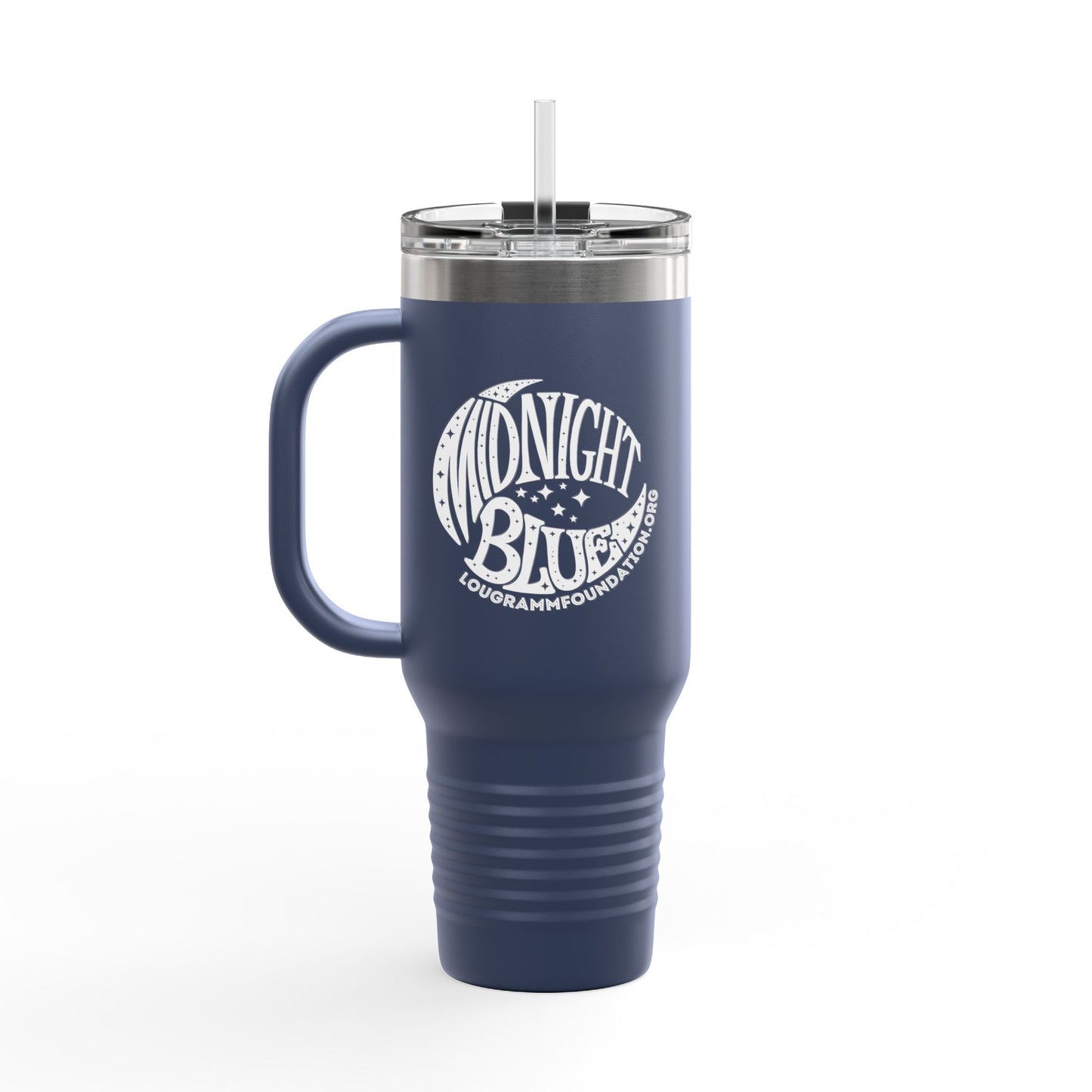 Midnight Blue Insulated Travel Mug 40oz | Perfect for On-the-Go Hydration
