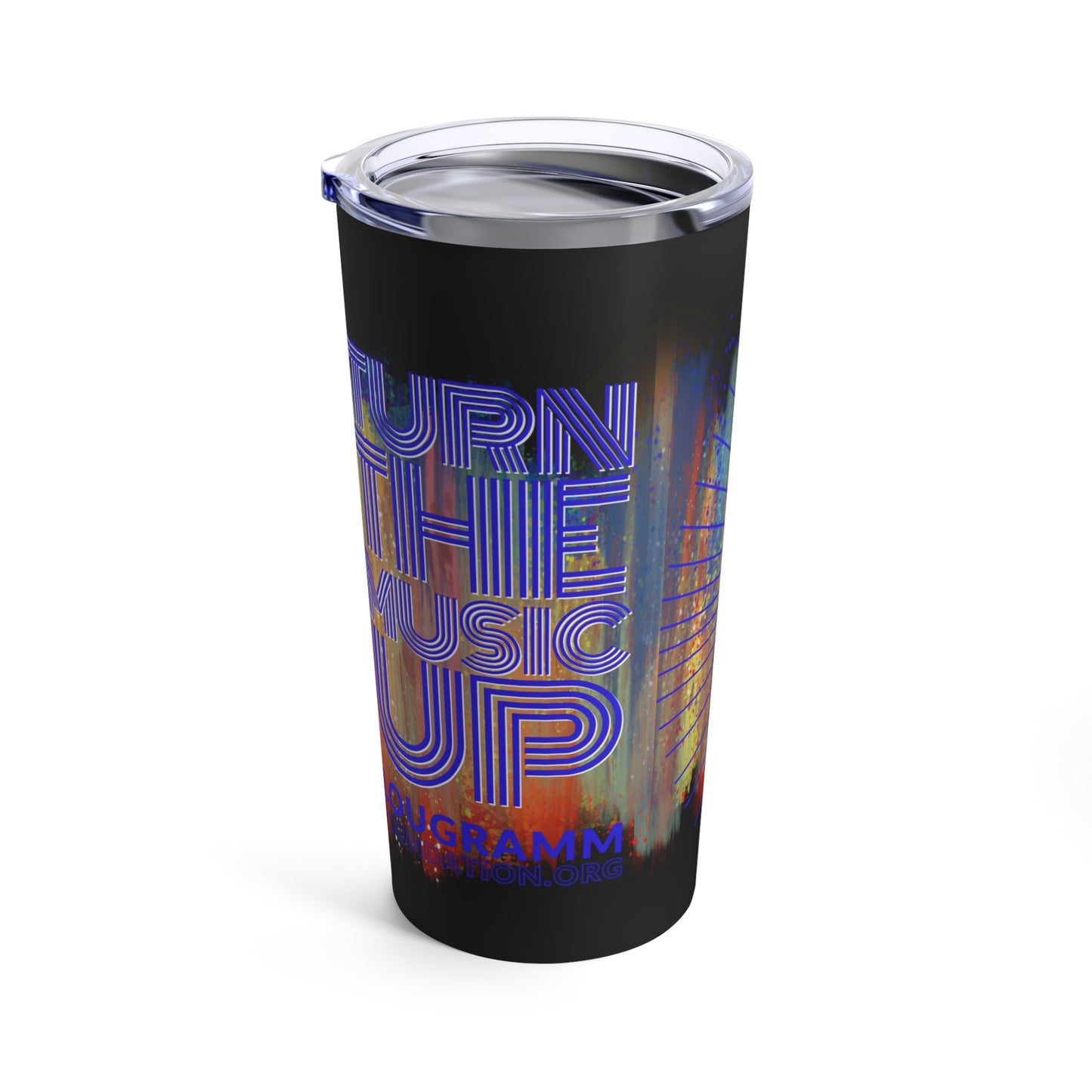 Turn The Music Up Jukebox Multicolor - Tumbler 20oz