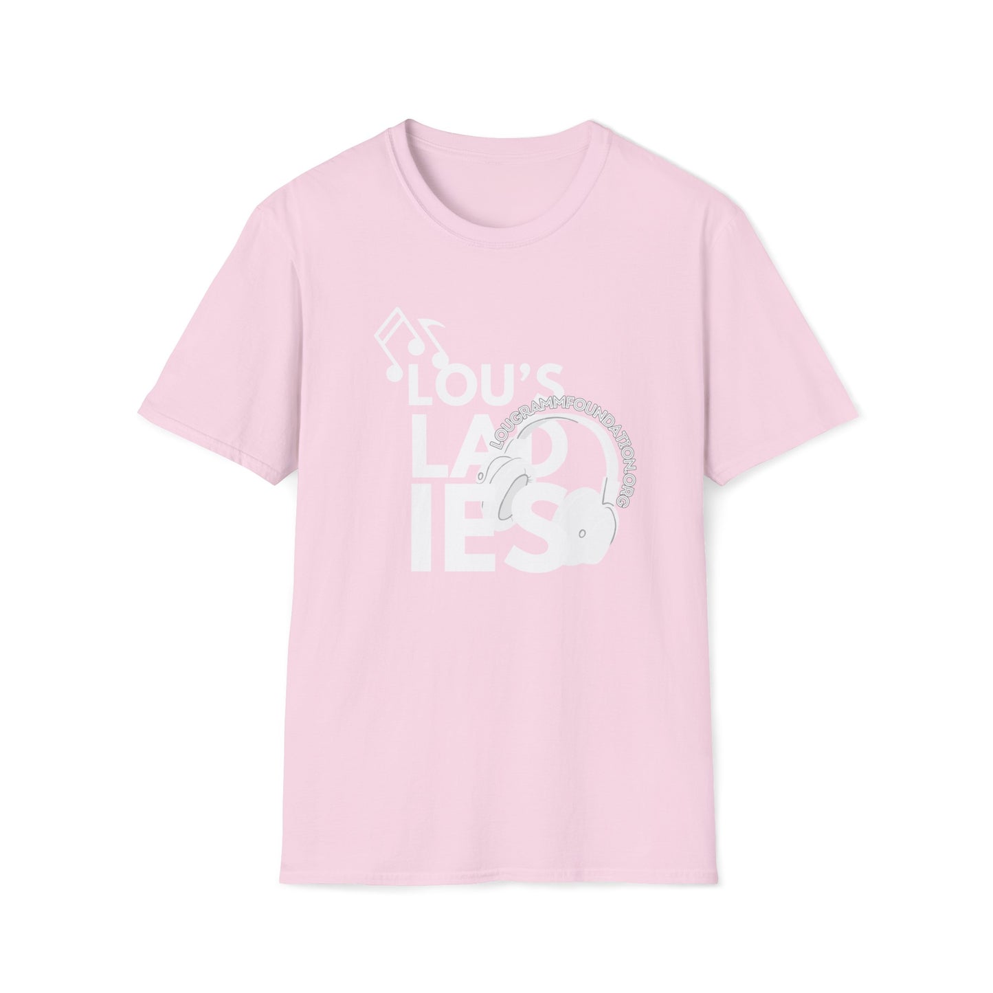Lou's Ladies white logo Softstyle T-Shirt