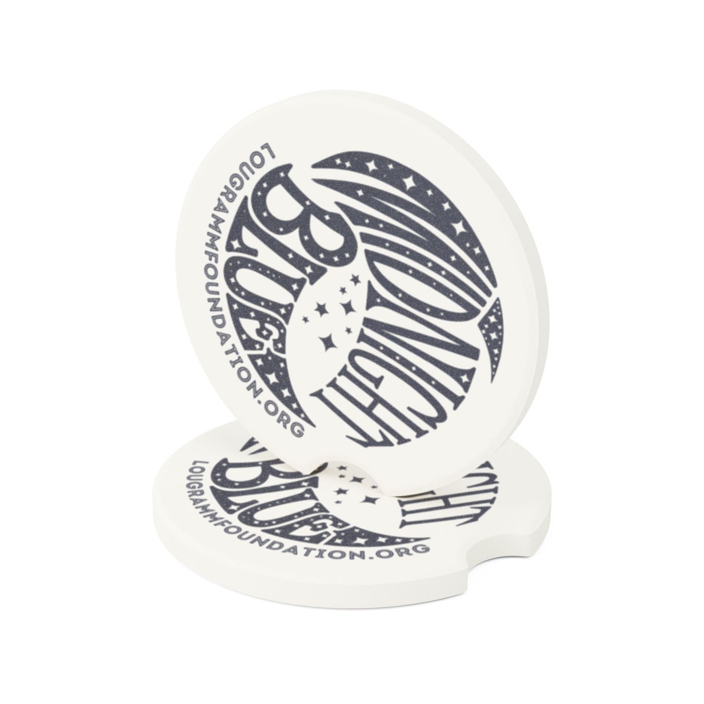 Midnight Blue Soapstone Car Coaster