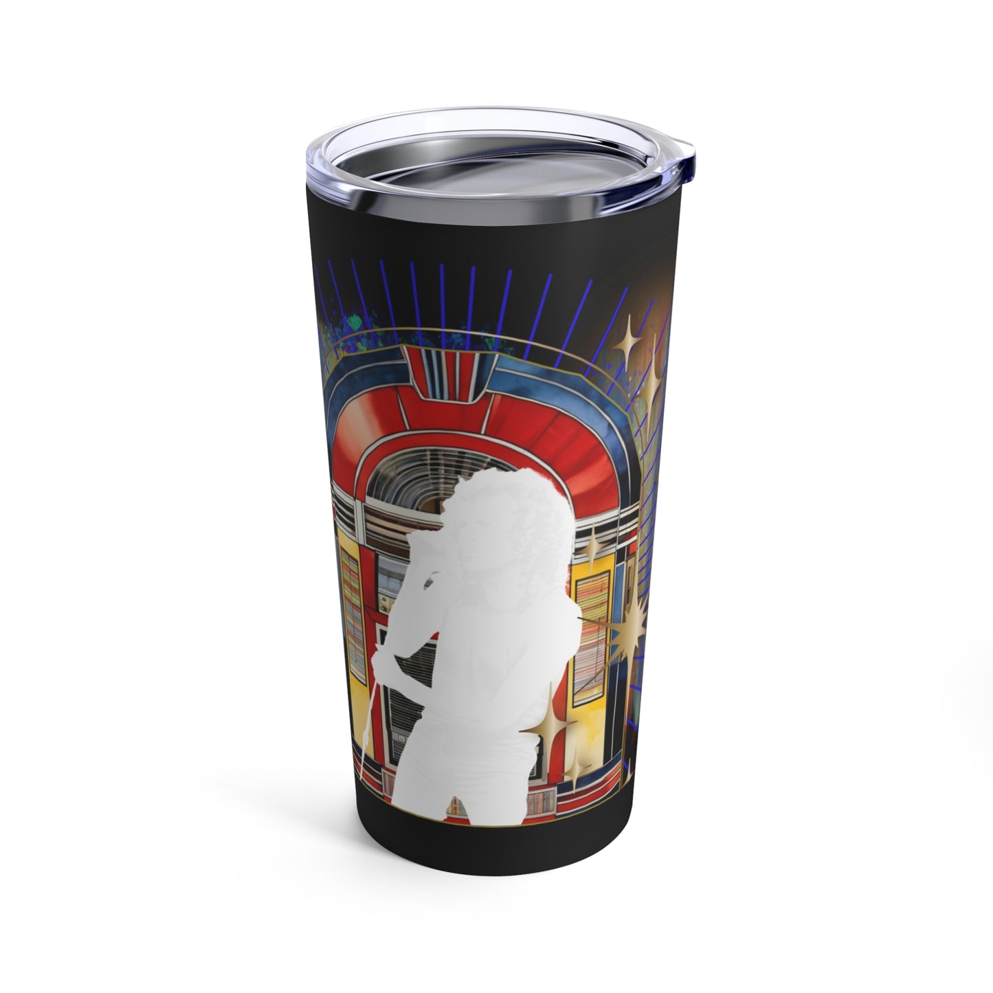 Turn The Music Up Jukebox Multicolor - Tumbler 20oz