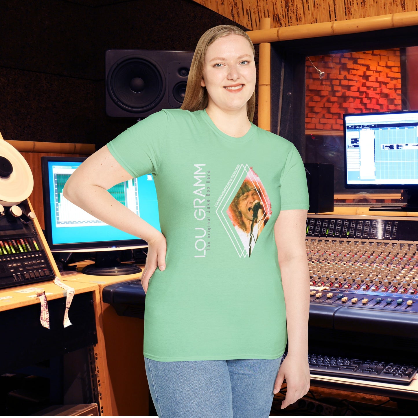 Diamond Juke Box Hero Softstyle T-Shirt