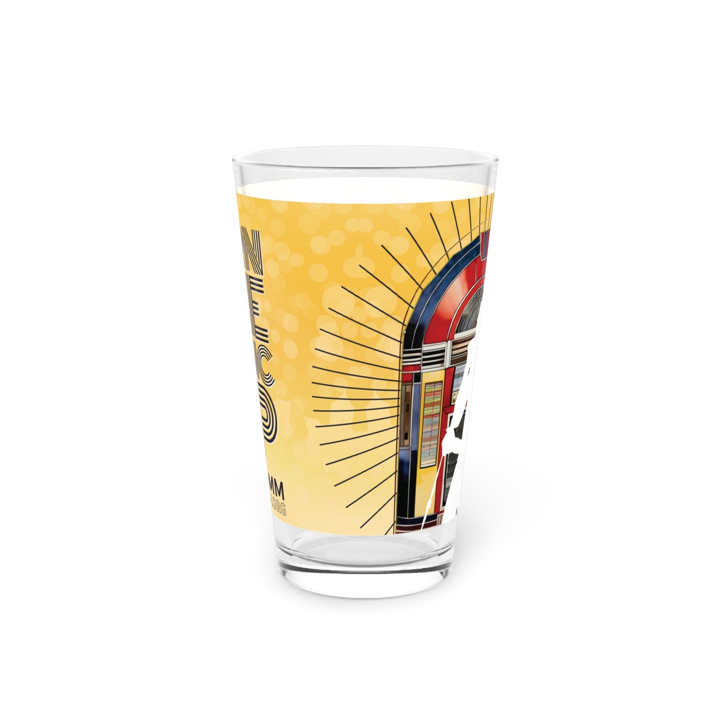 Turn the music up Seasonal Fall Pint Glass, 16oz