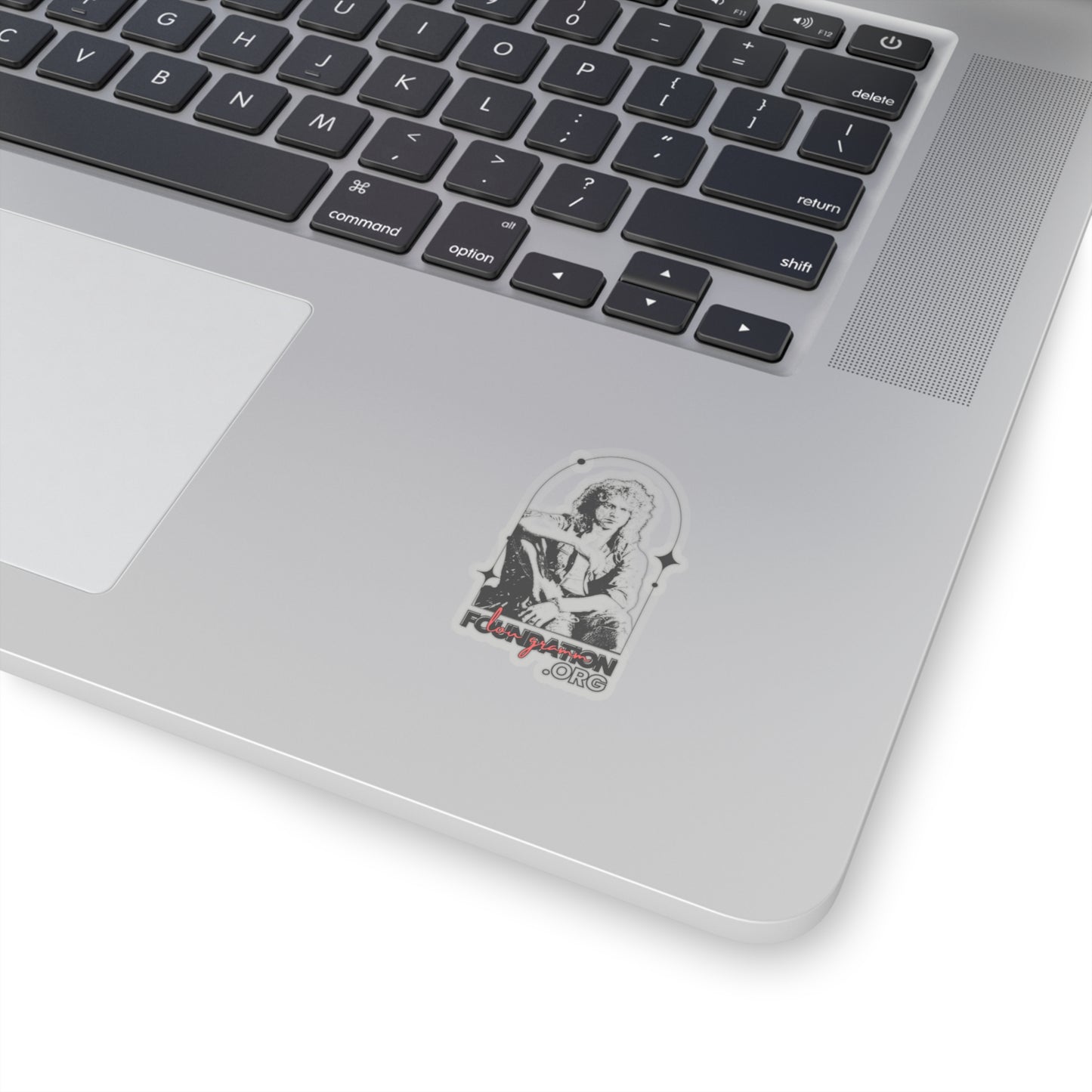 Lou Gramm Foundation Stencil Black Kiss-Cut Stickers
