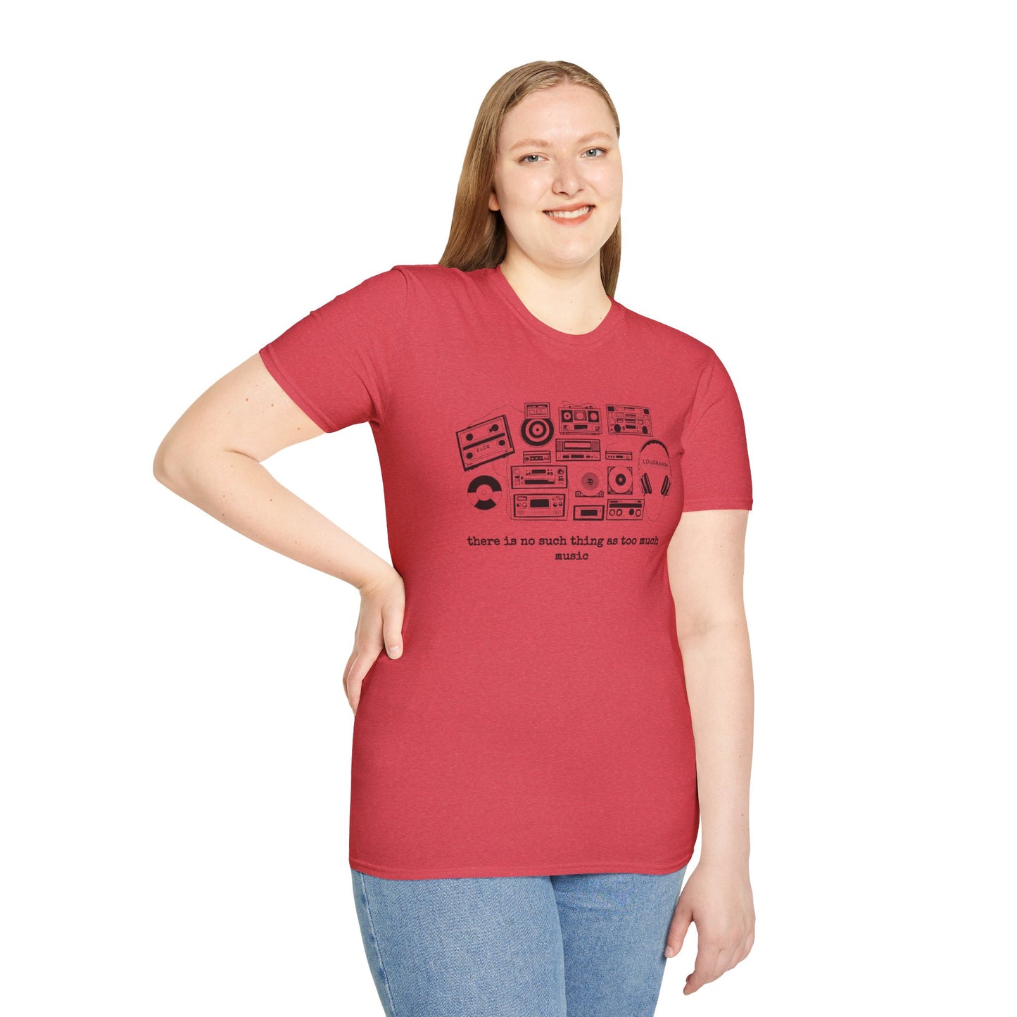 There is no such thing as too Much Music Unisex Softstyle T-Shirt