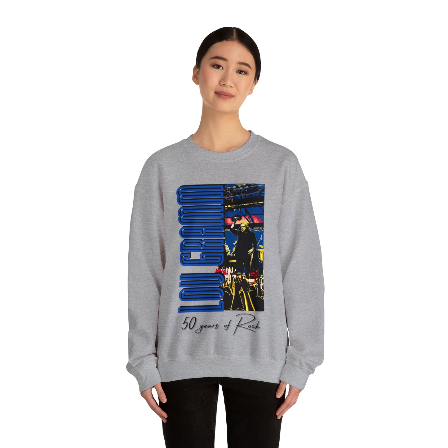 Lou Gramm 50 Years of Rock - Unisex Heavy Blend™ Crewneck Sweatshirt