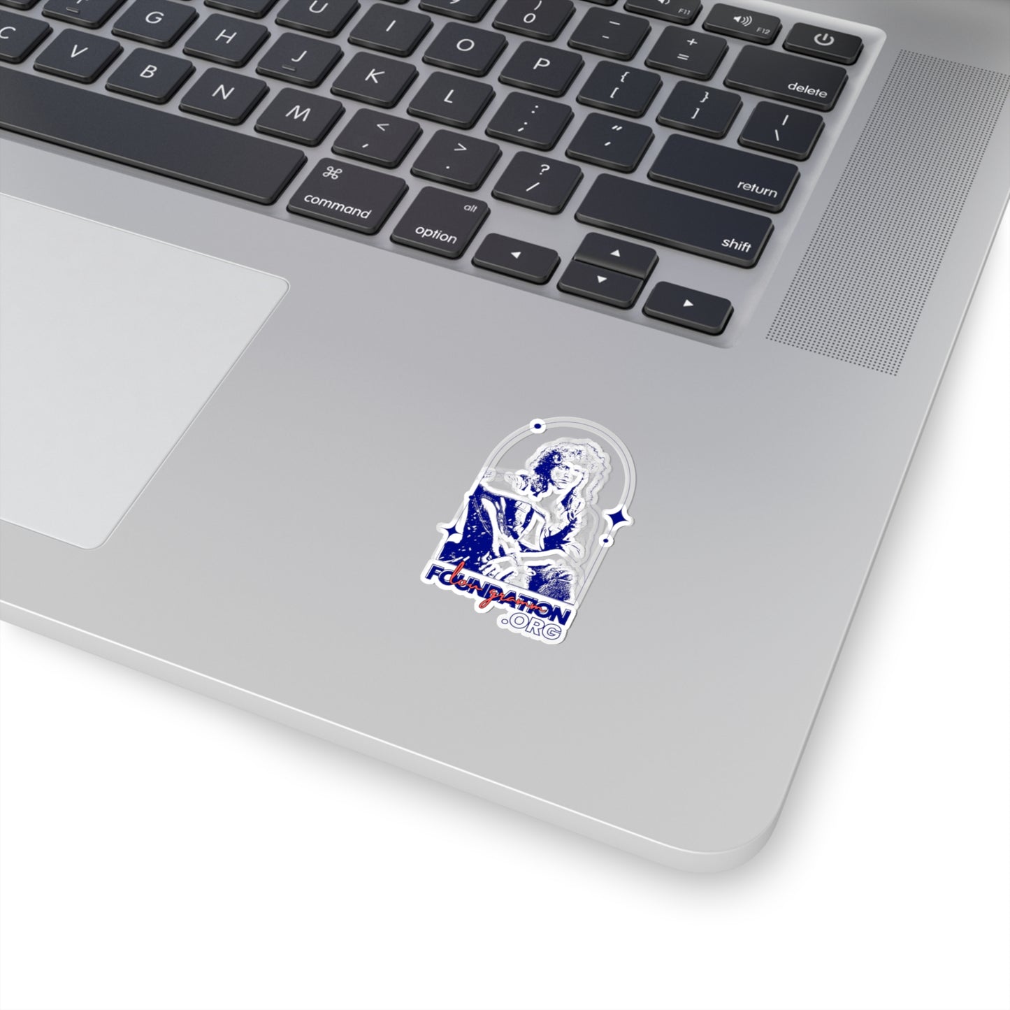 Lou Gramm Foundation Stencil Blue Kiss-Cut Stickers