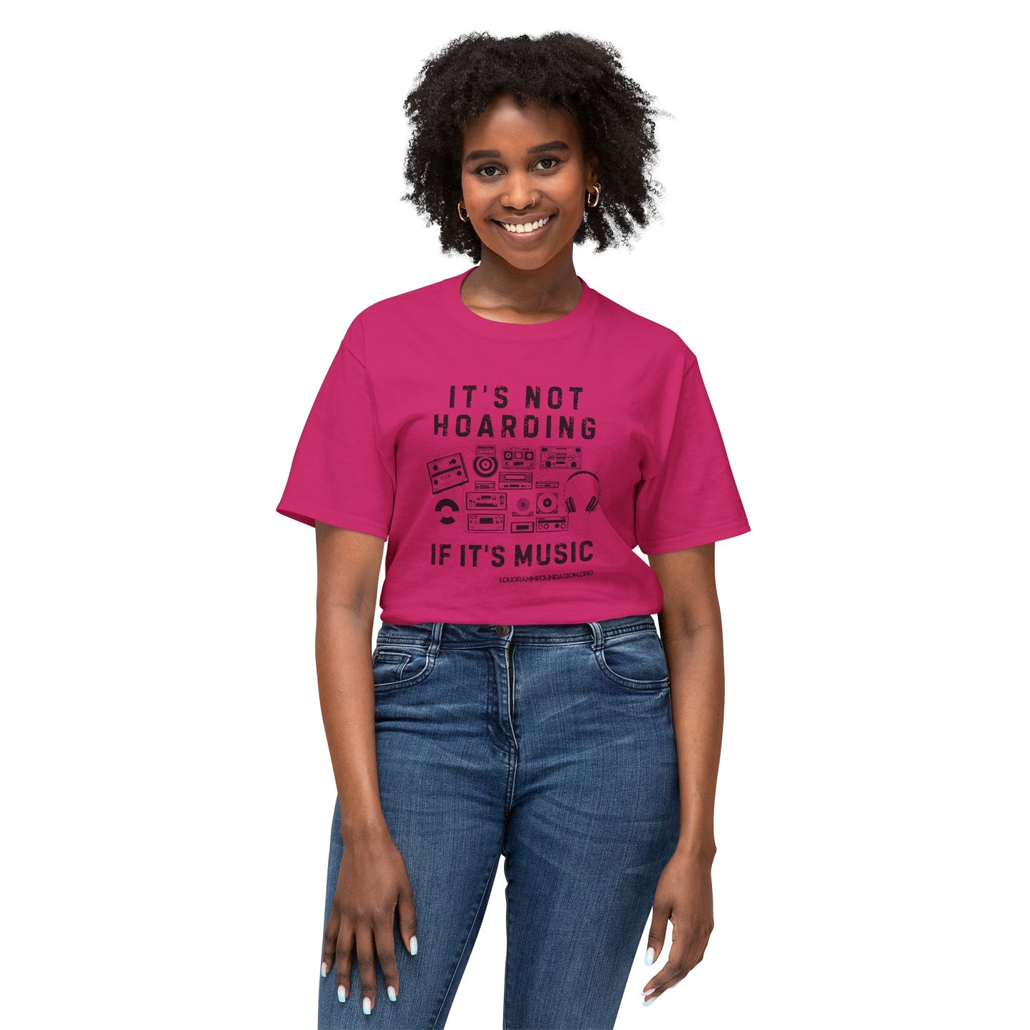 It's not Hoarding if it's Music Unisex HD Cotton™ T-shirt