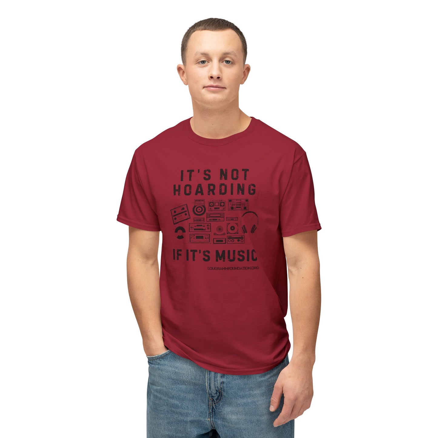 It's not Hoarding if it's Music Unisex HD Cotton™ T-shirt