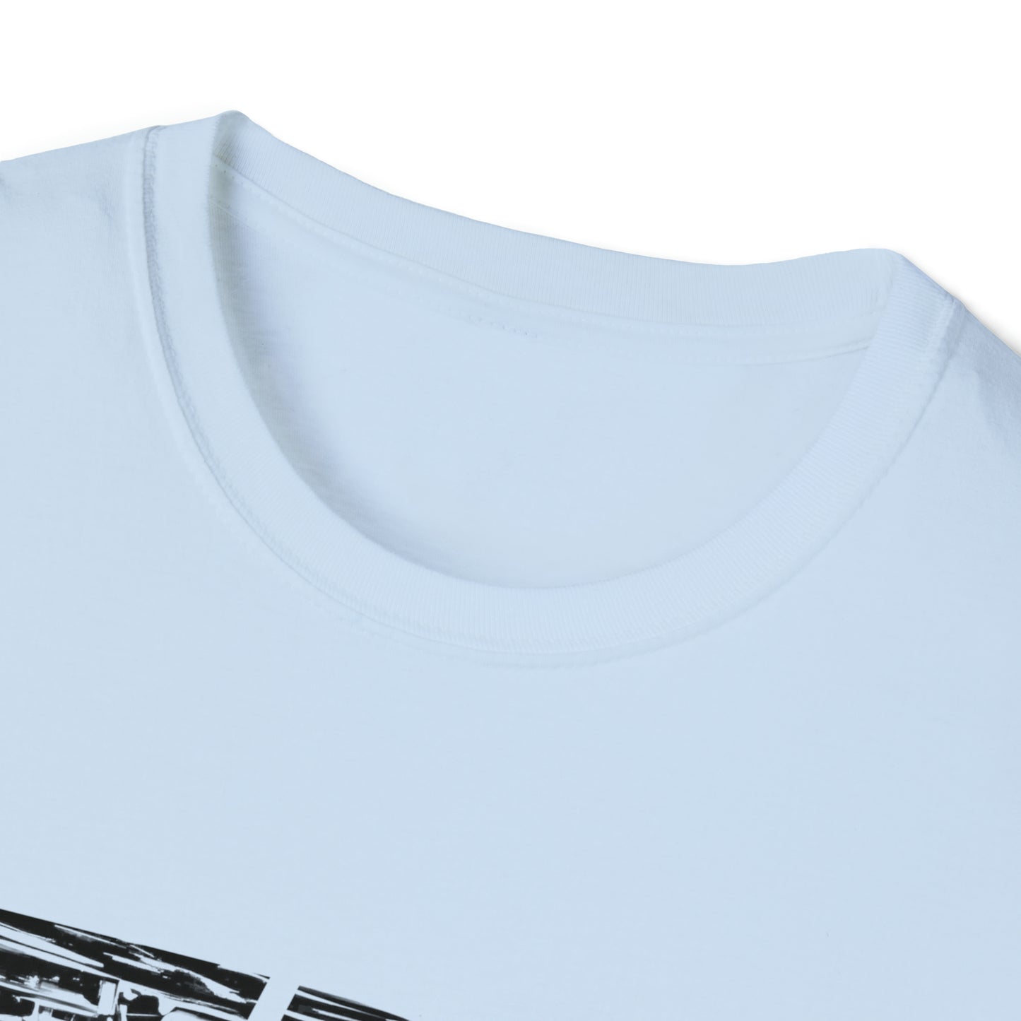 Lou’s Garage Black logo - Unisex Softstyle T-Shirt