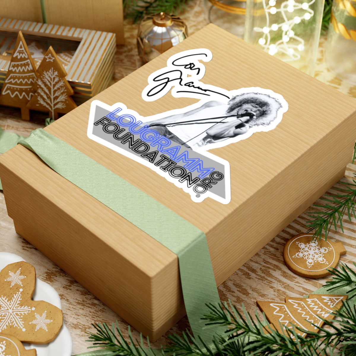 Lou Gramm Foundation Kiss-Cut Stickers