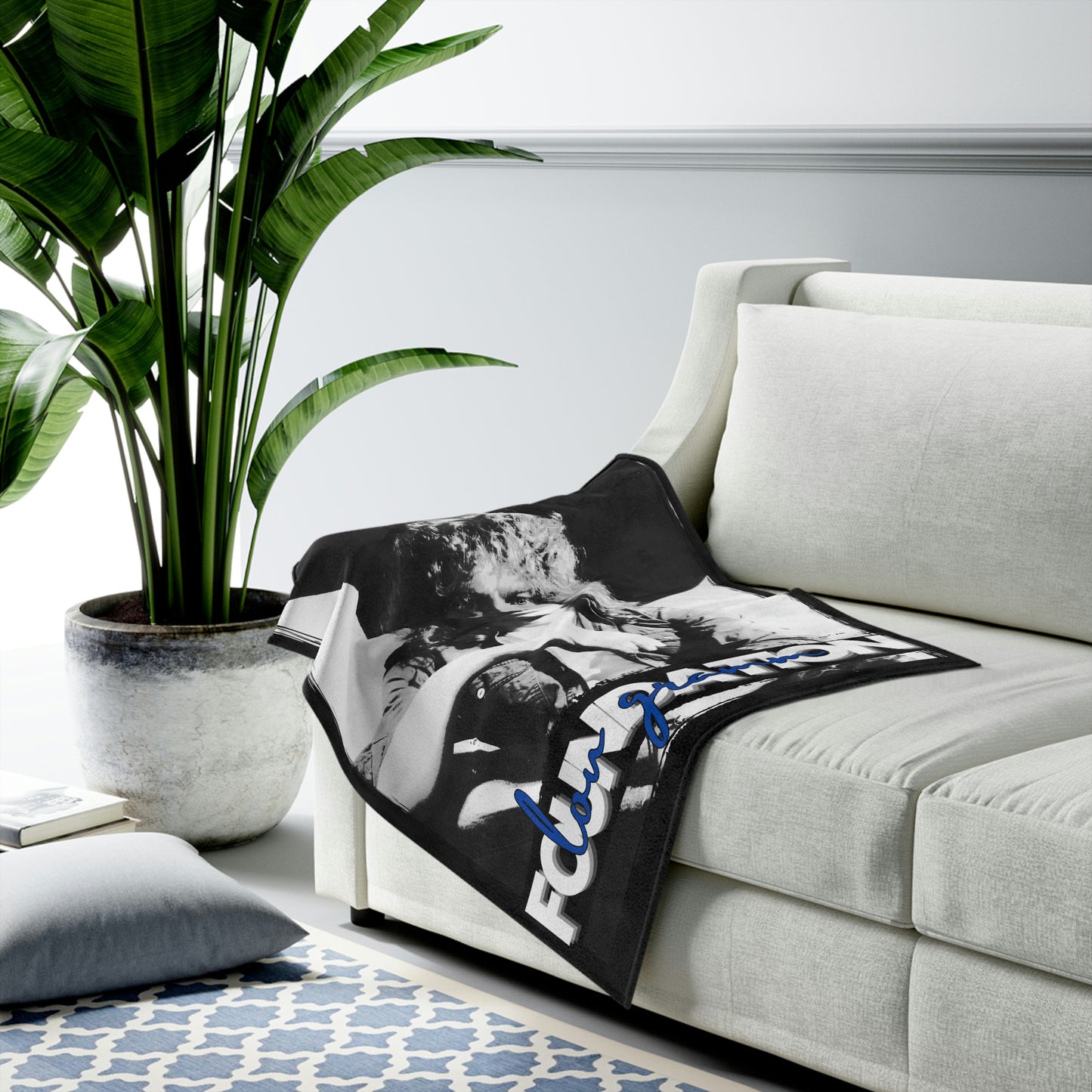 Lou Gramm Foundation Velveteen Plush Blanket