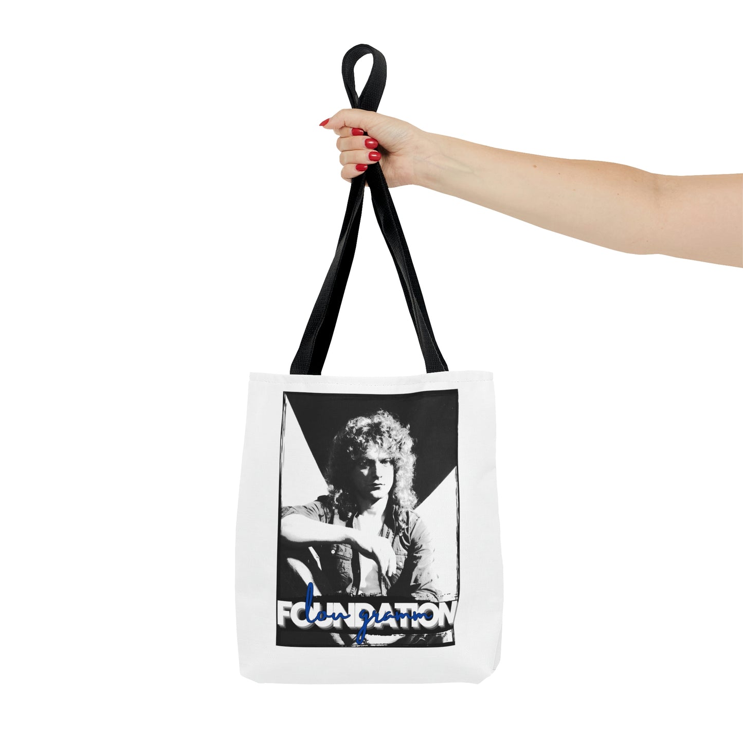 Lou Gramm Foundation Black, White & Blue - Tote Bag (AOP)
