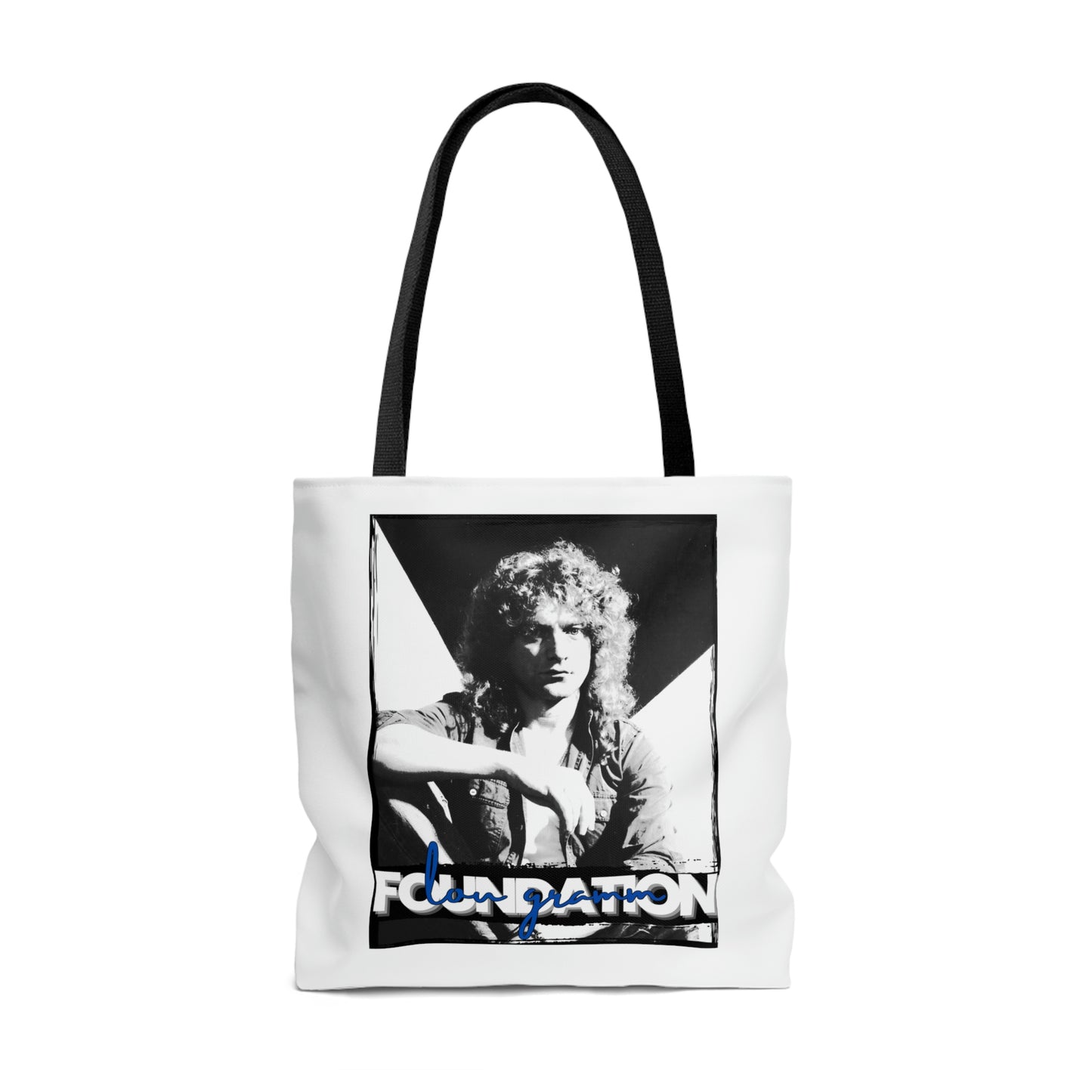 Lou Gramm Foundation Black, White & Blue - Tote Bag (AOP)