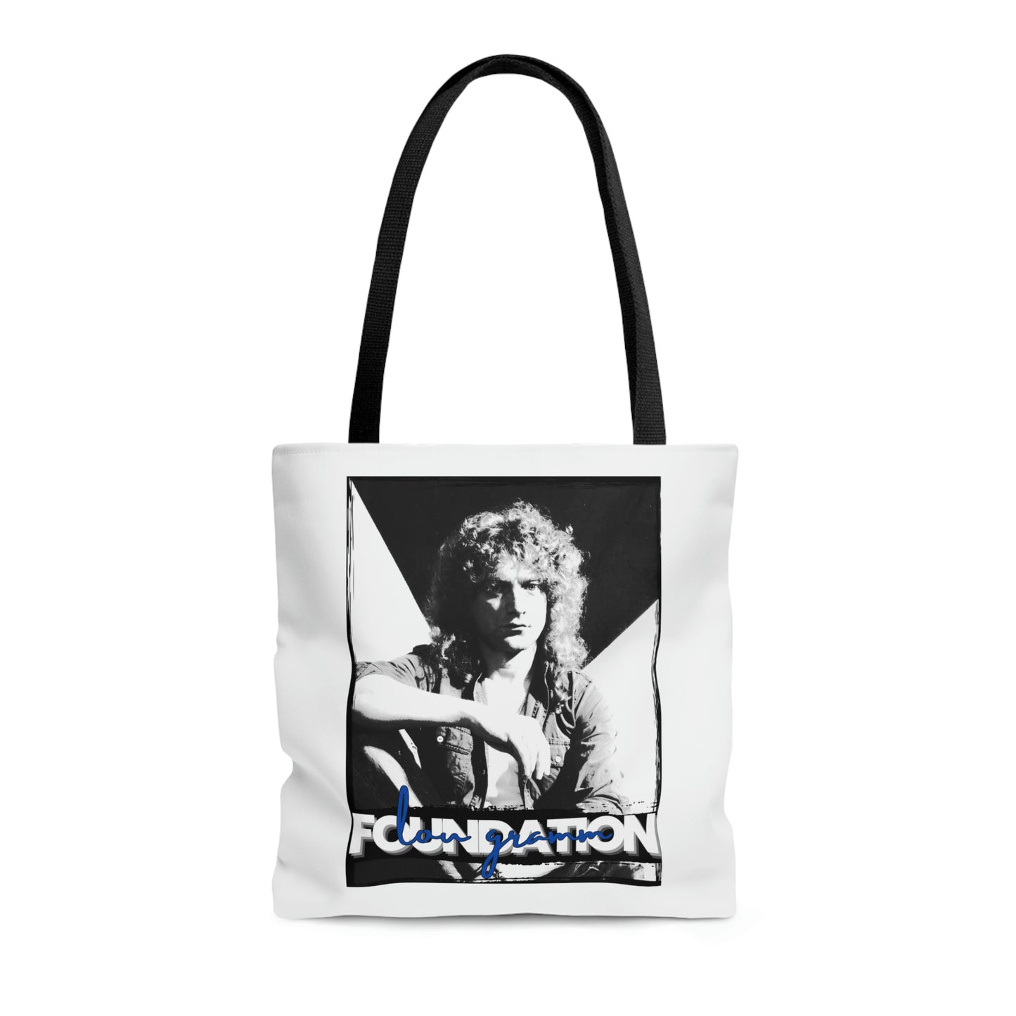 Lou Gramm Foundation Black, White & Blue - Tote Bag (AOP)