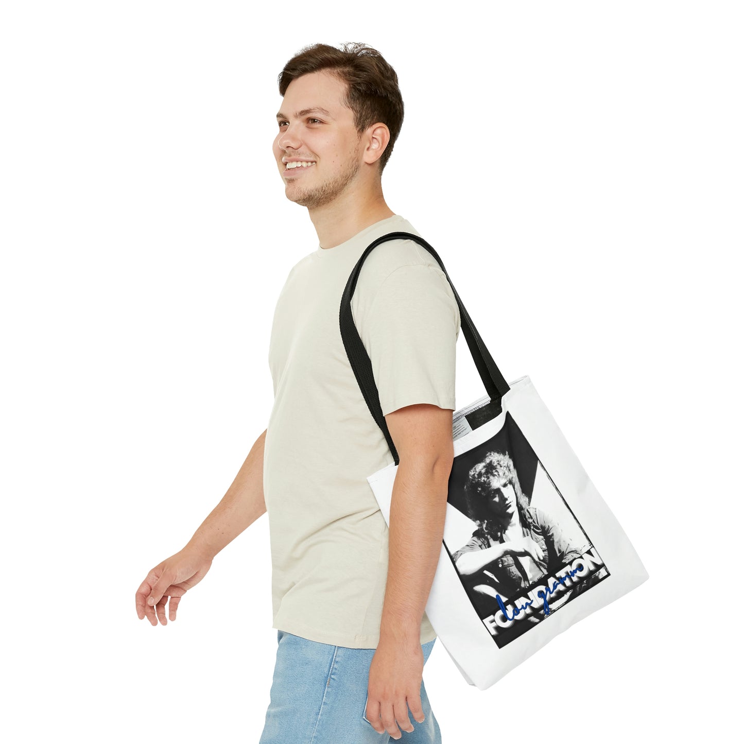 Lou Gramm Foundation Black, White & Blue - Tote Bag (AOP)