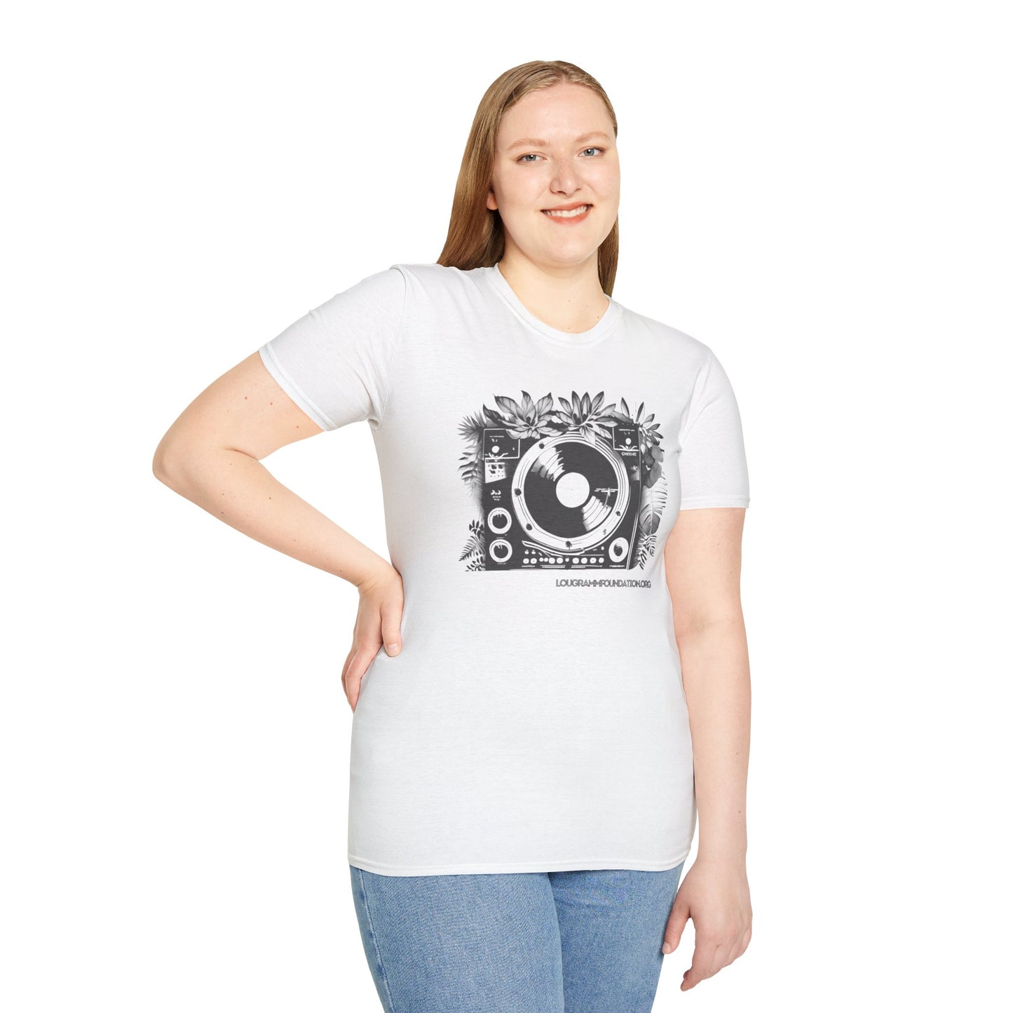 Vinyl in the wild Unisex Softstyle T-Shirt