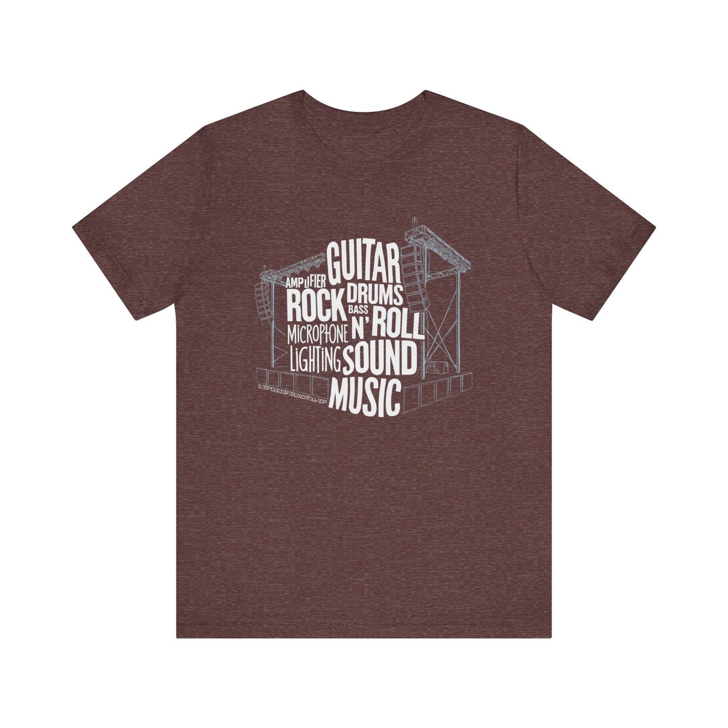 Rock n Roll Stage Jersey Short Sleeve Tee